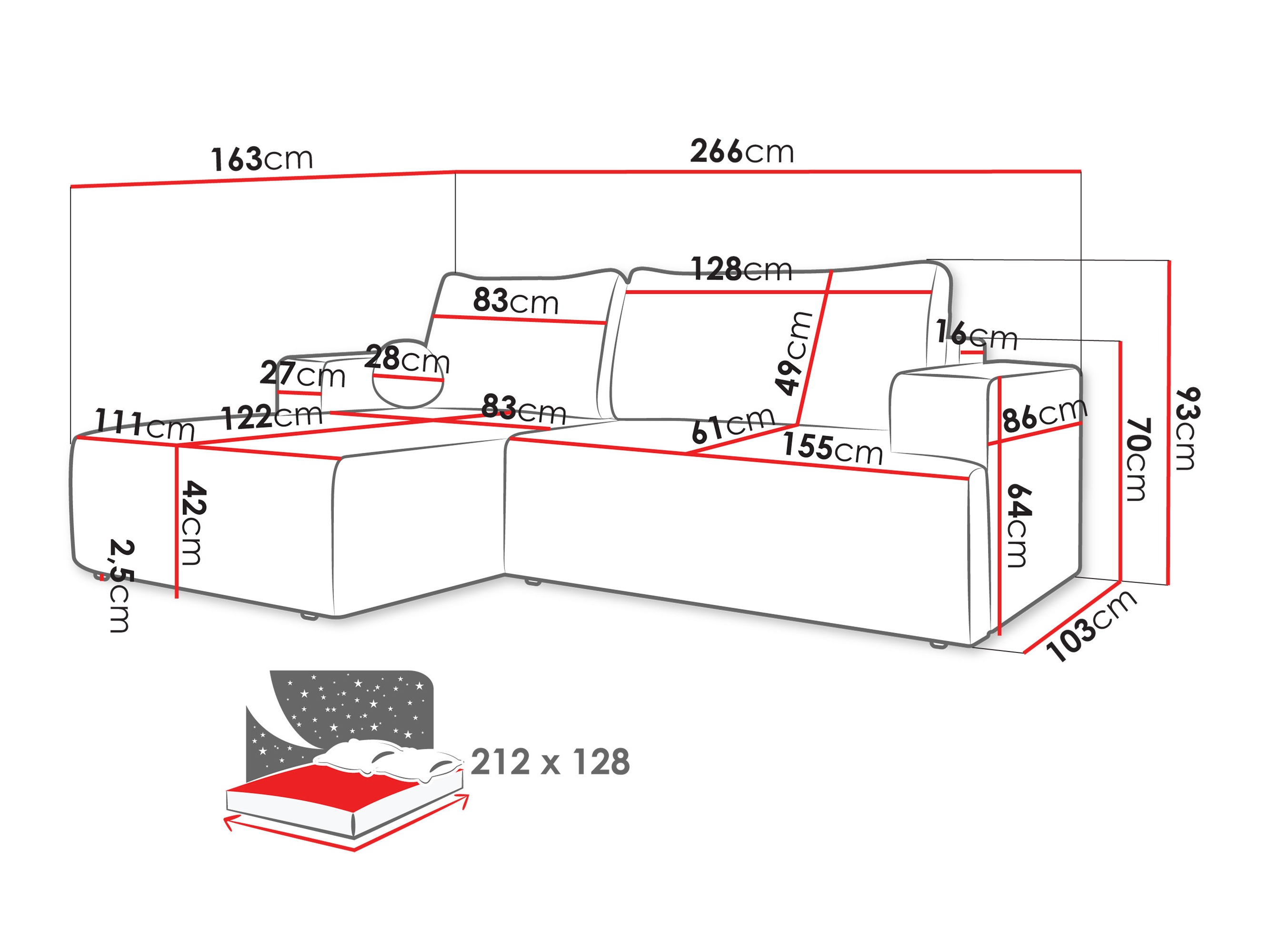 Hoekbank Comfivo 456 (Wave 15)