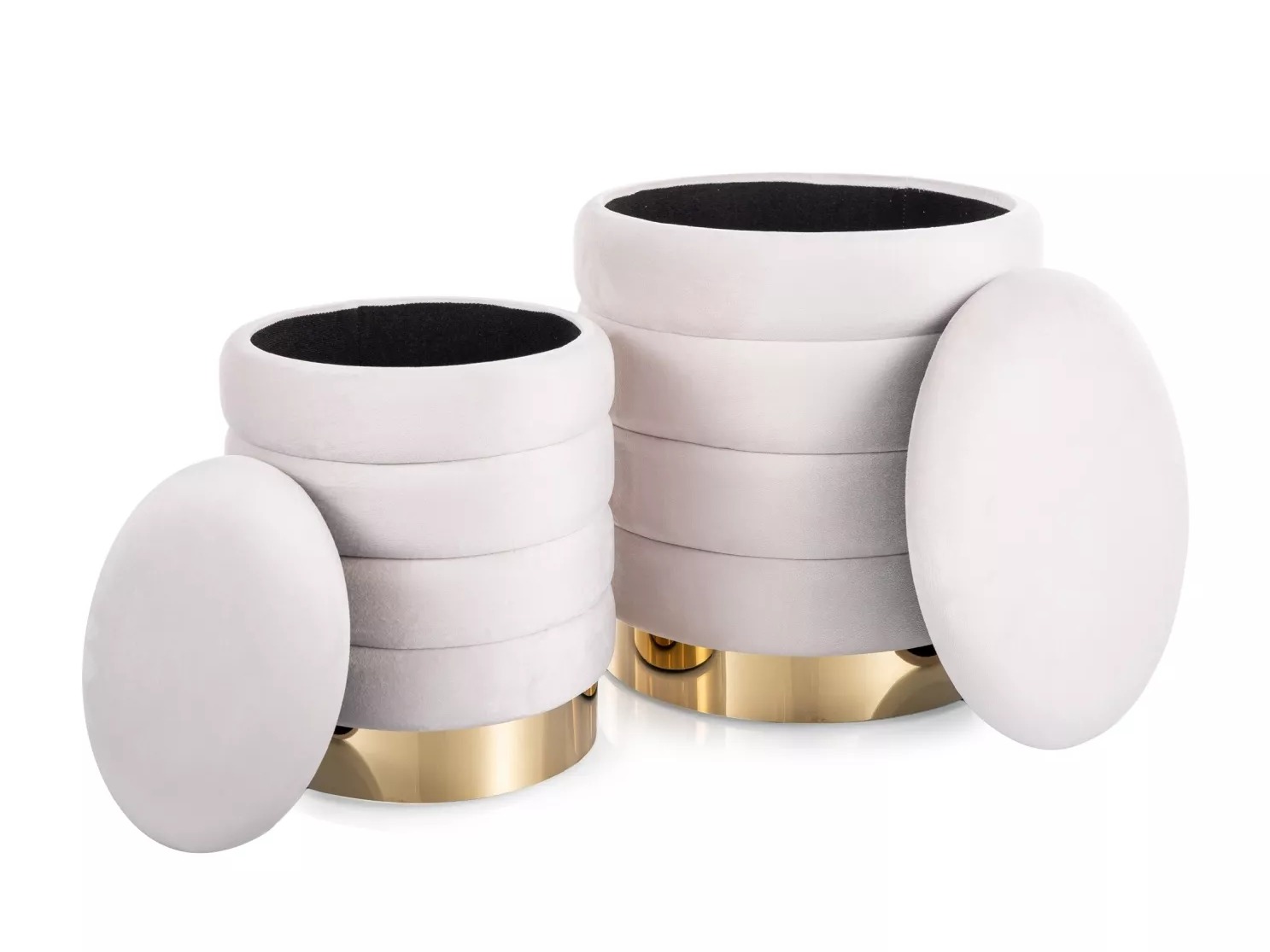 Set poefs Detroit 906 (Licht beige)