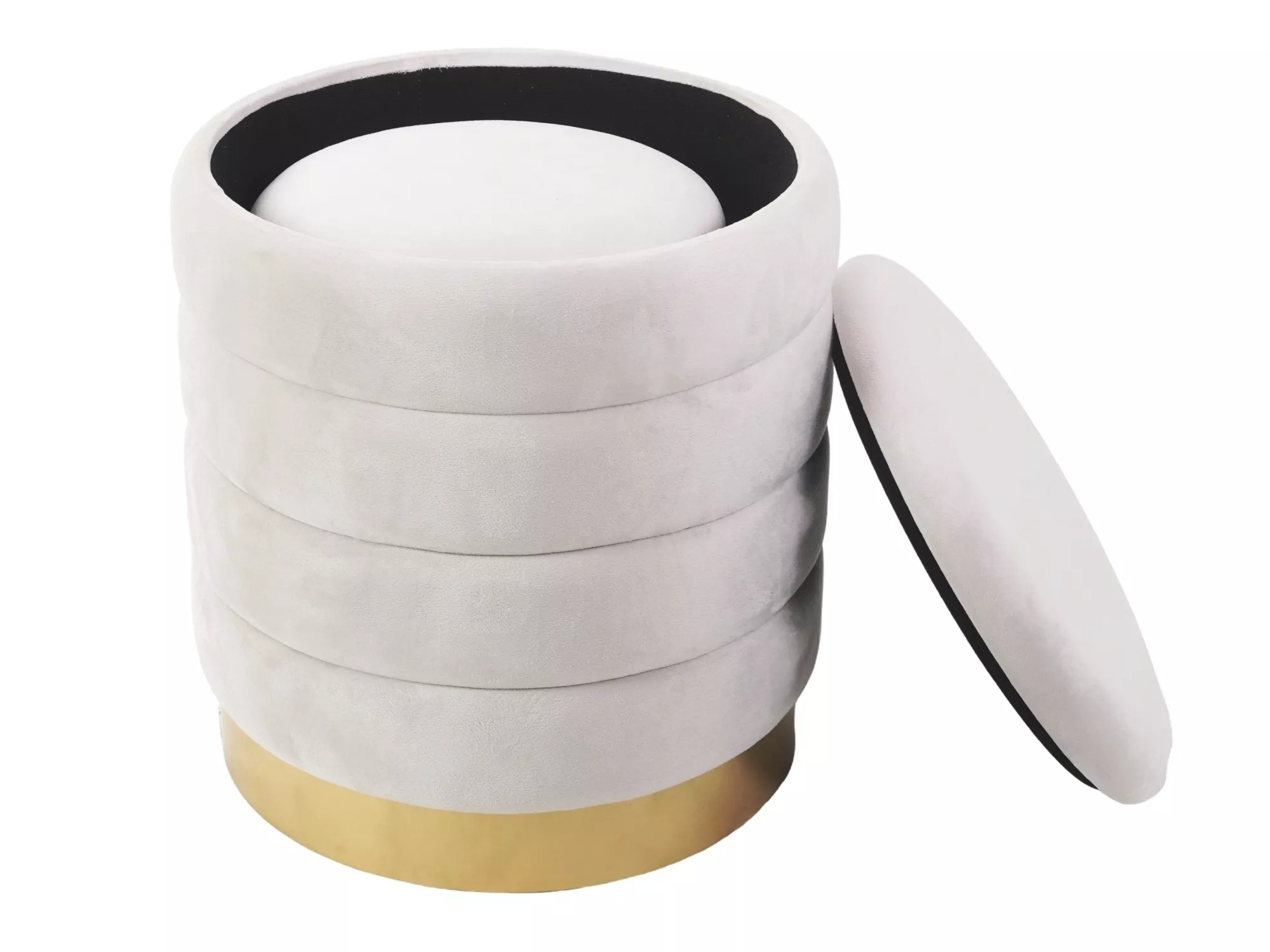 Set poefs Detroit 906 (Licht beige)