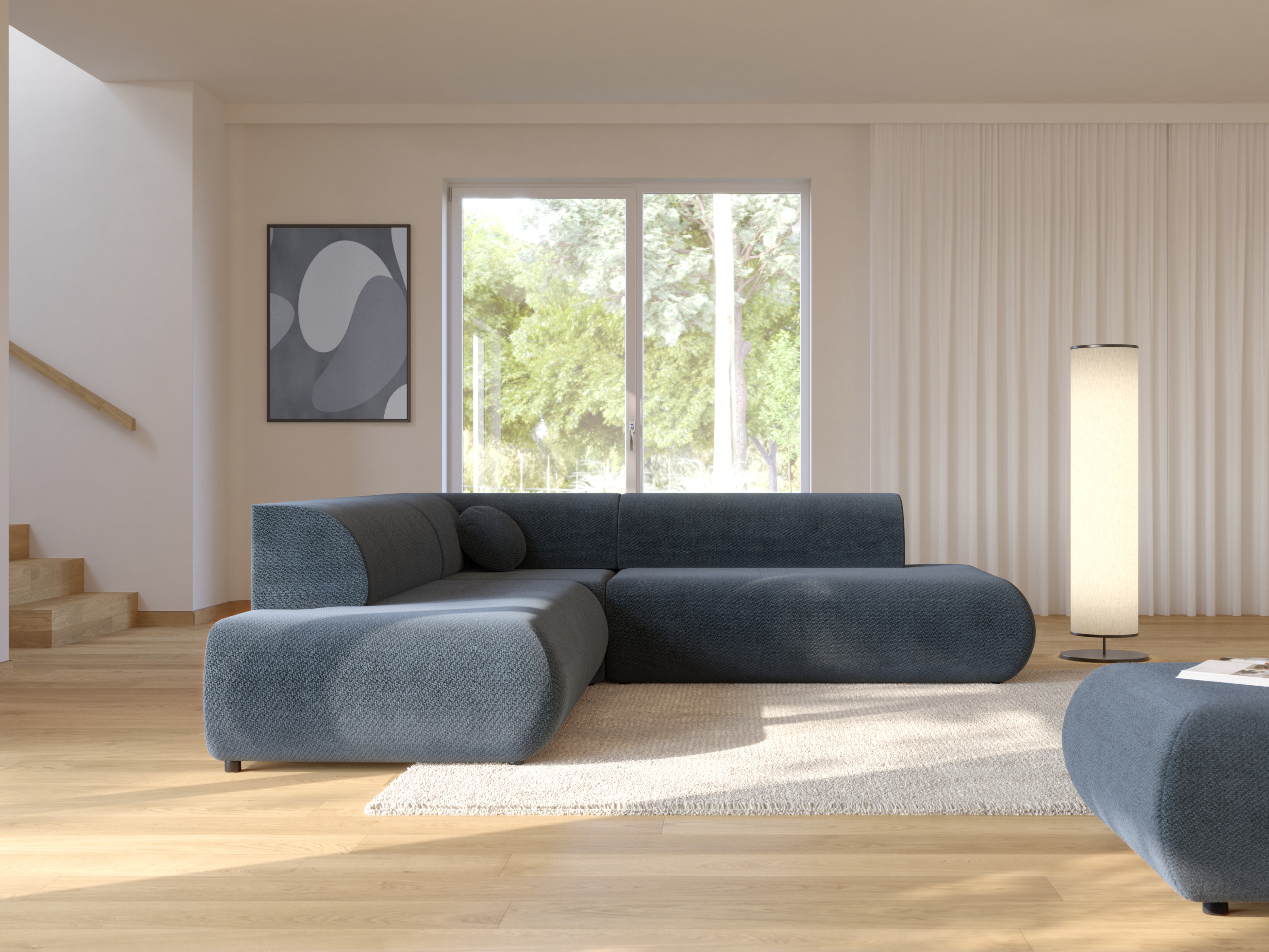 Hoekbank Kingston 186 (Vinci 88)