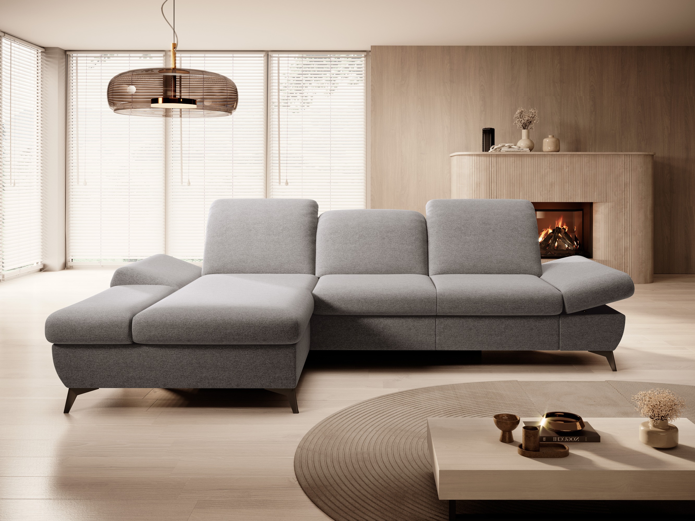 Hoekbank Kingston 190 (Loft 19)