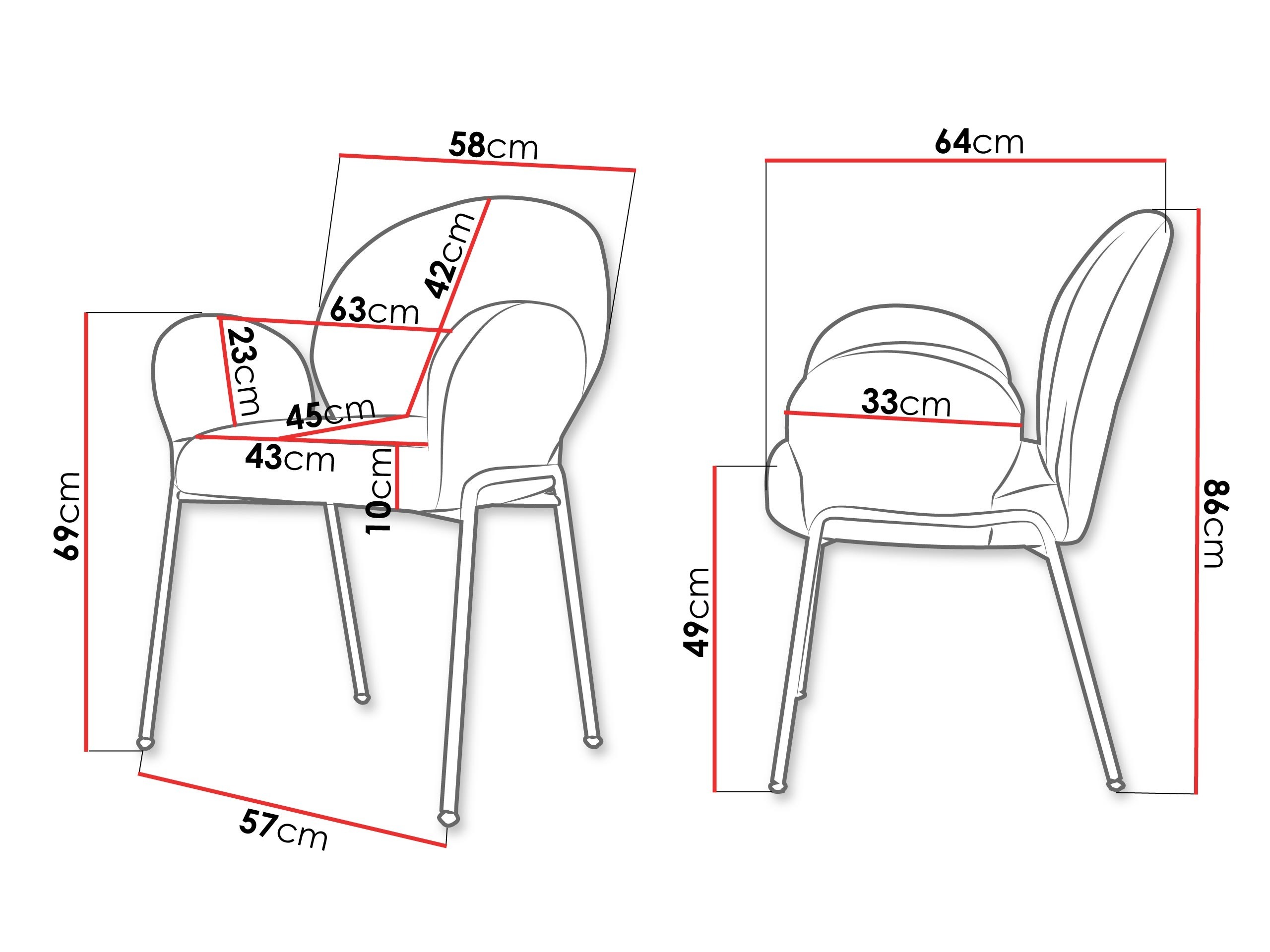 Stoel Comfivo 460 (Grijs)