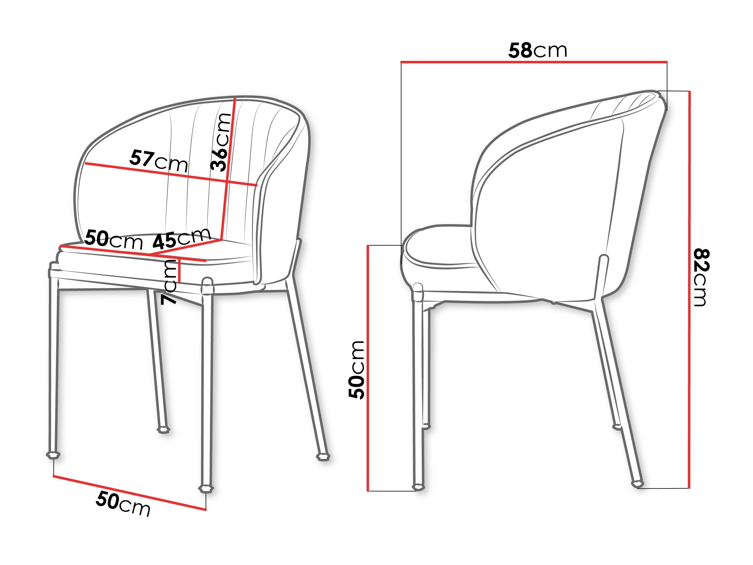 Stoel Comfivo 461 (Zwart)