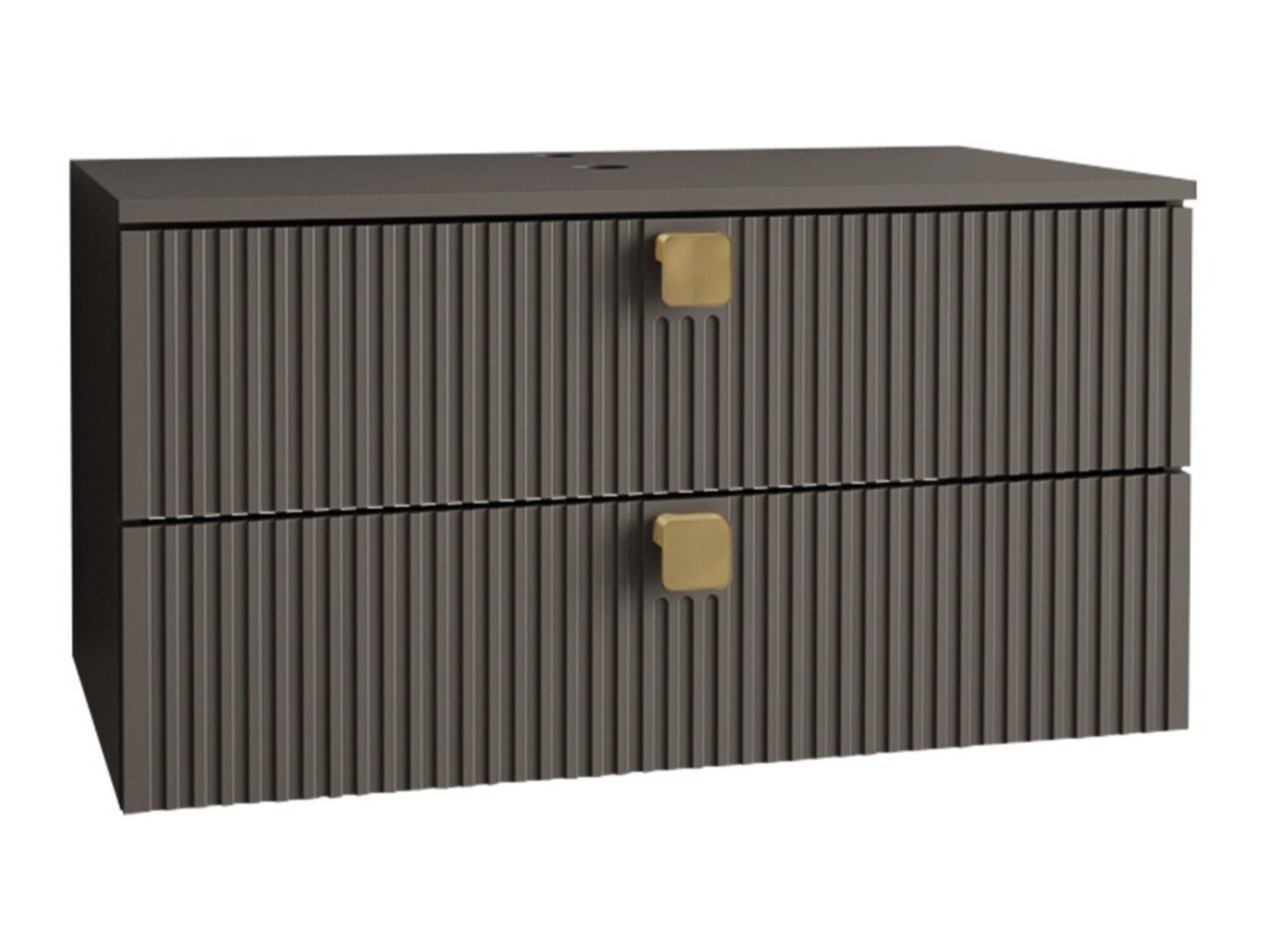 Hangend badkamermeubel voor wastafel Panium (Grijs)