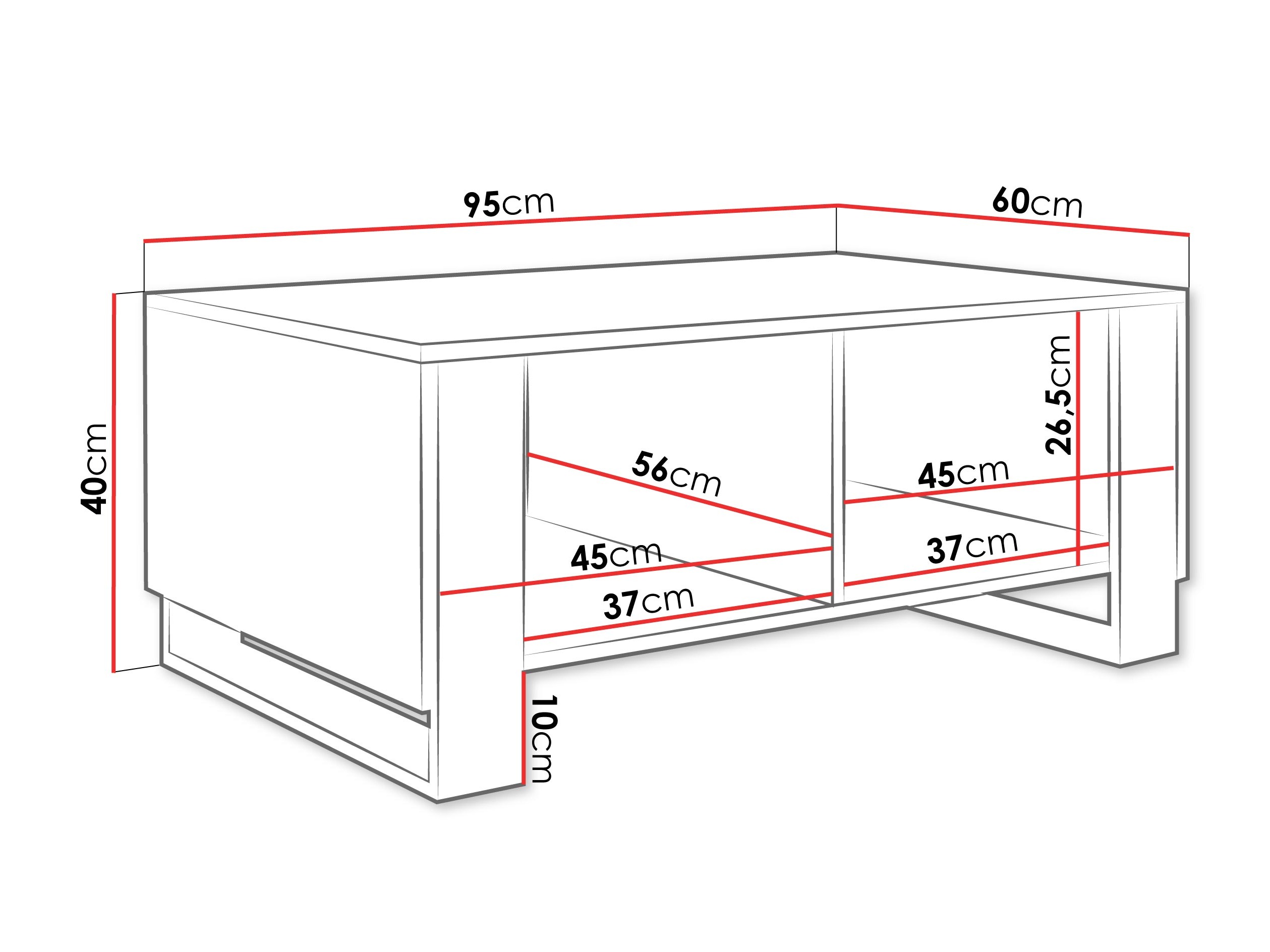 Salontafel Comfivo Vestora