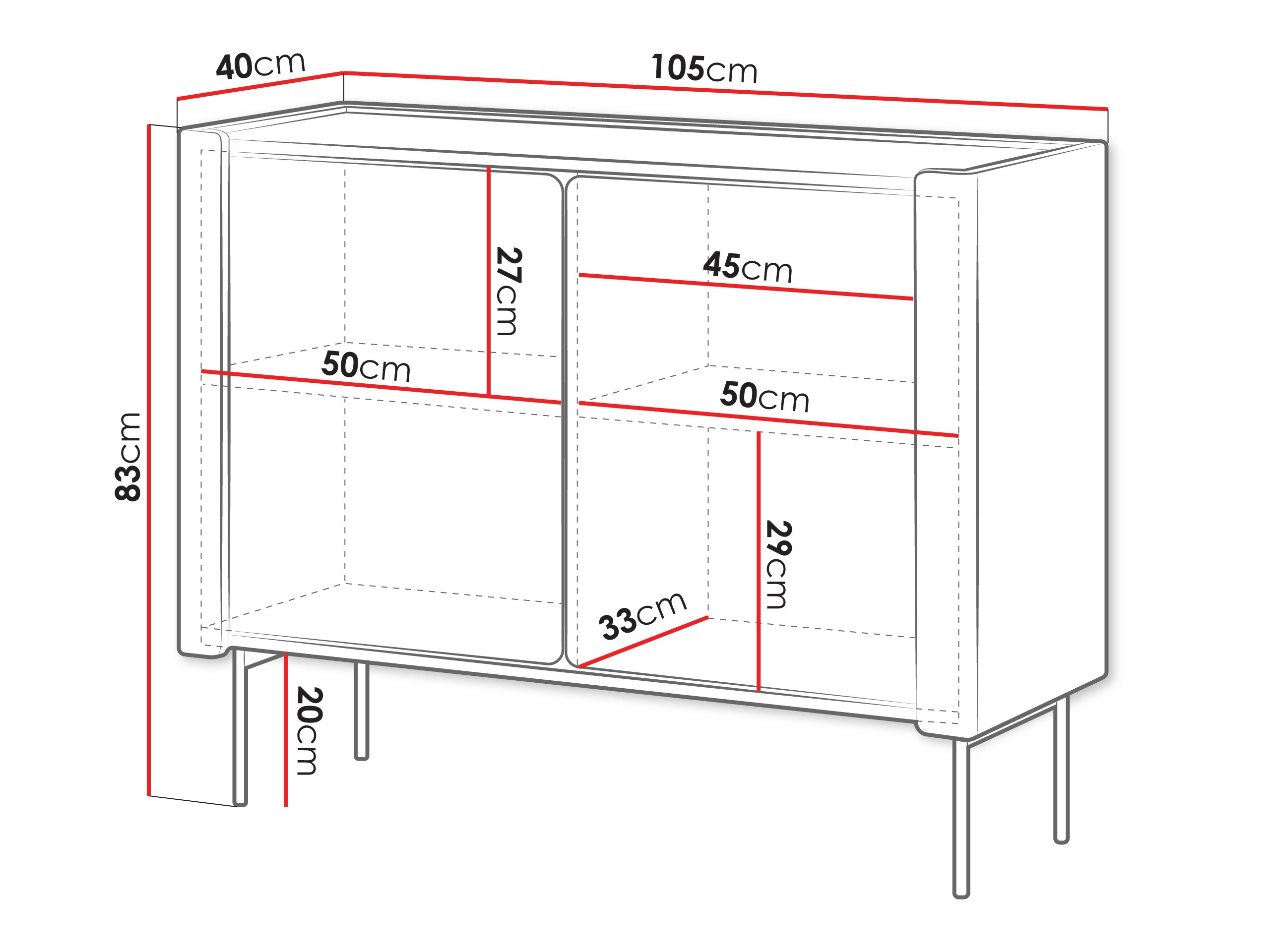 Dressoir Nolsevo 100