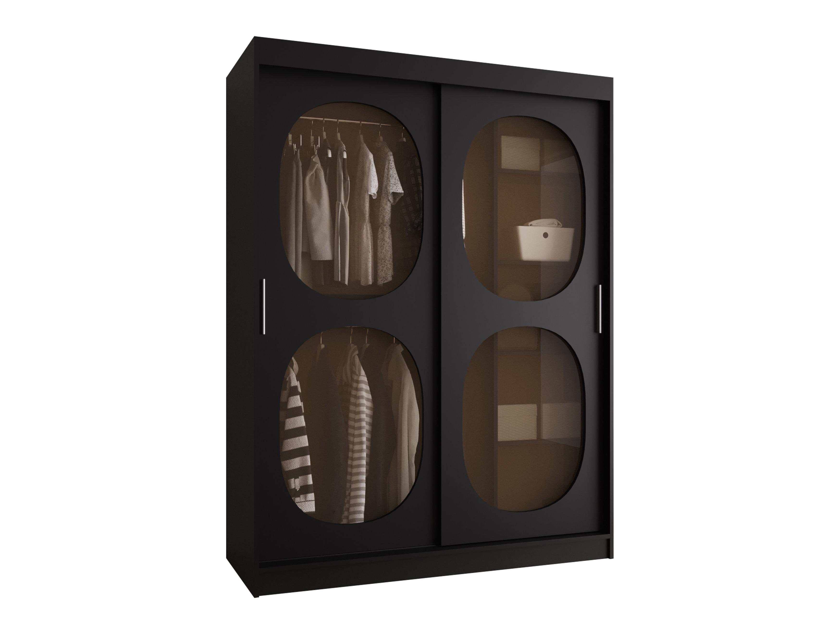 Kledingkast Hartford 527 (Zwart)