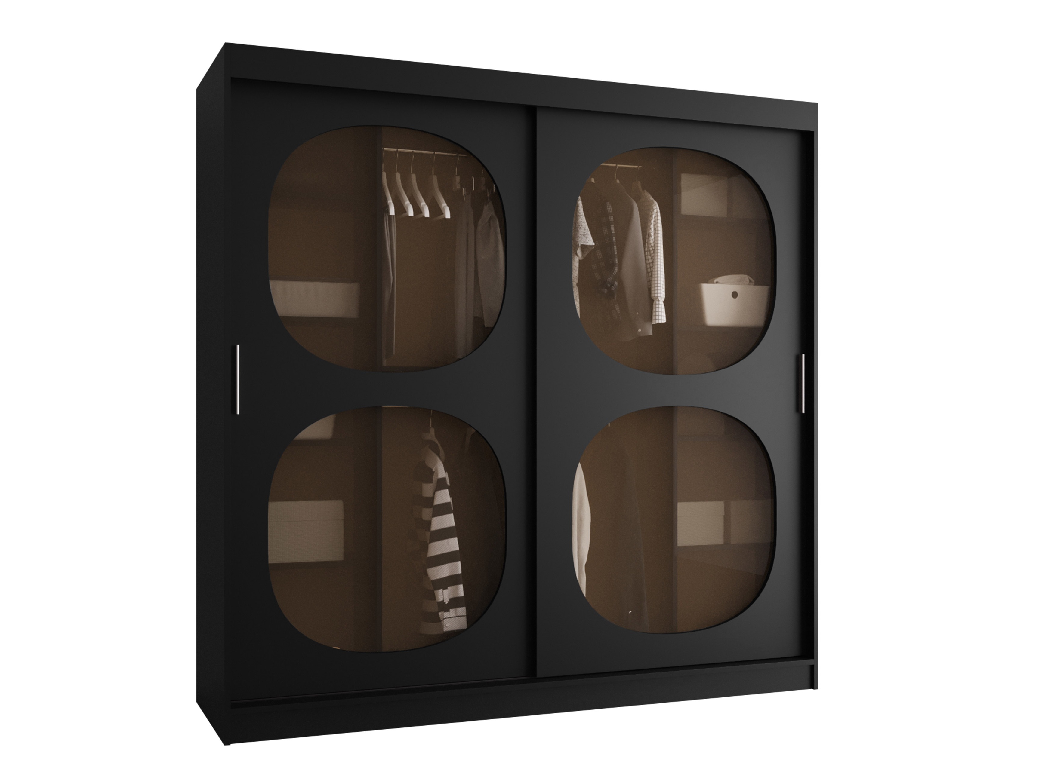 Kledingkast Hartford 531 (Zwart)