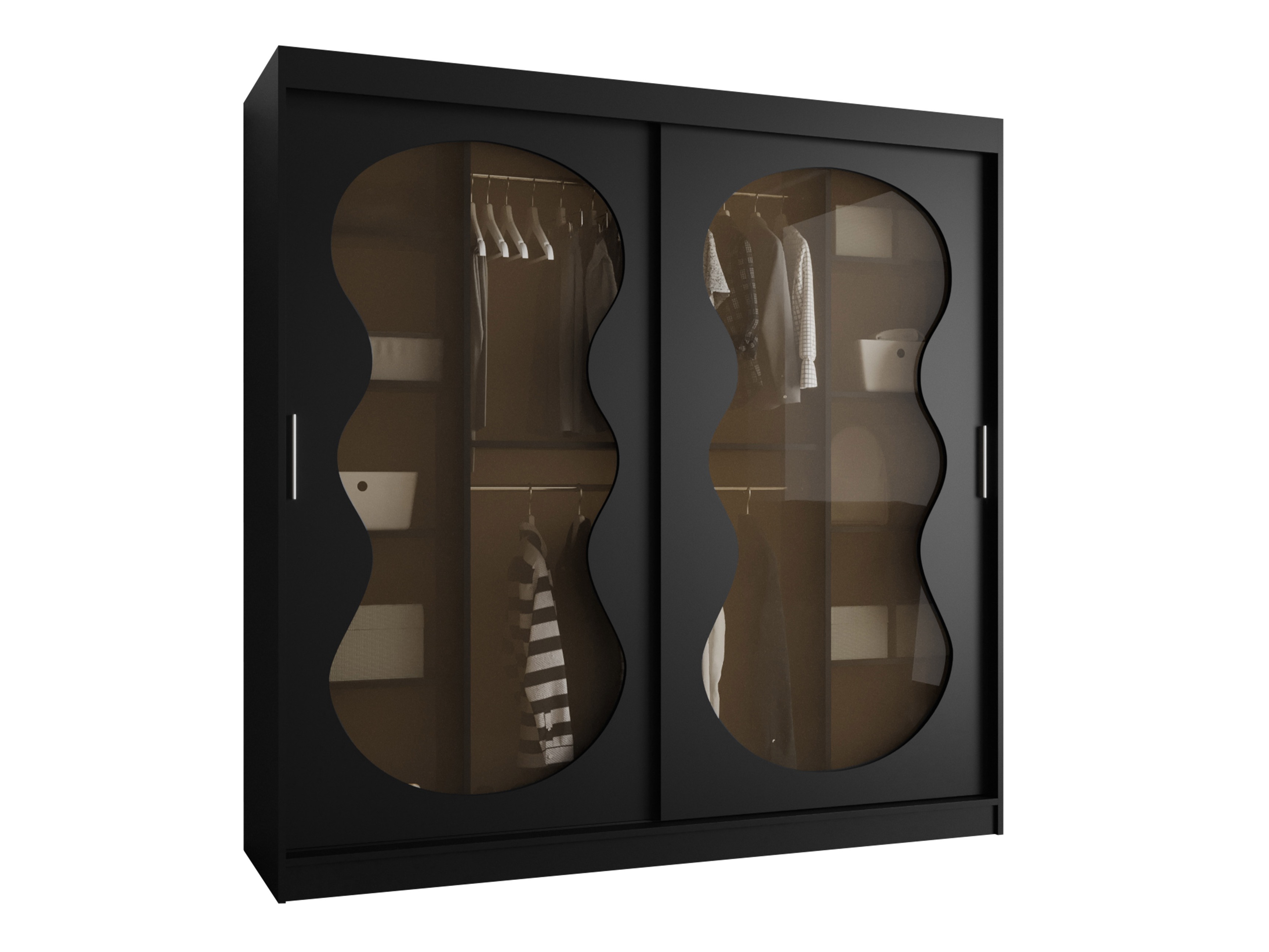 Kledingkast Hartford 532 (Zwart)