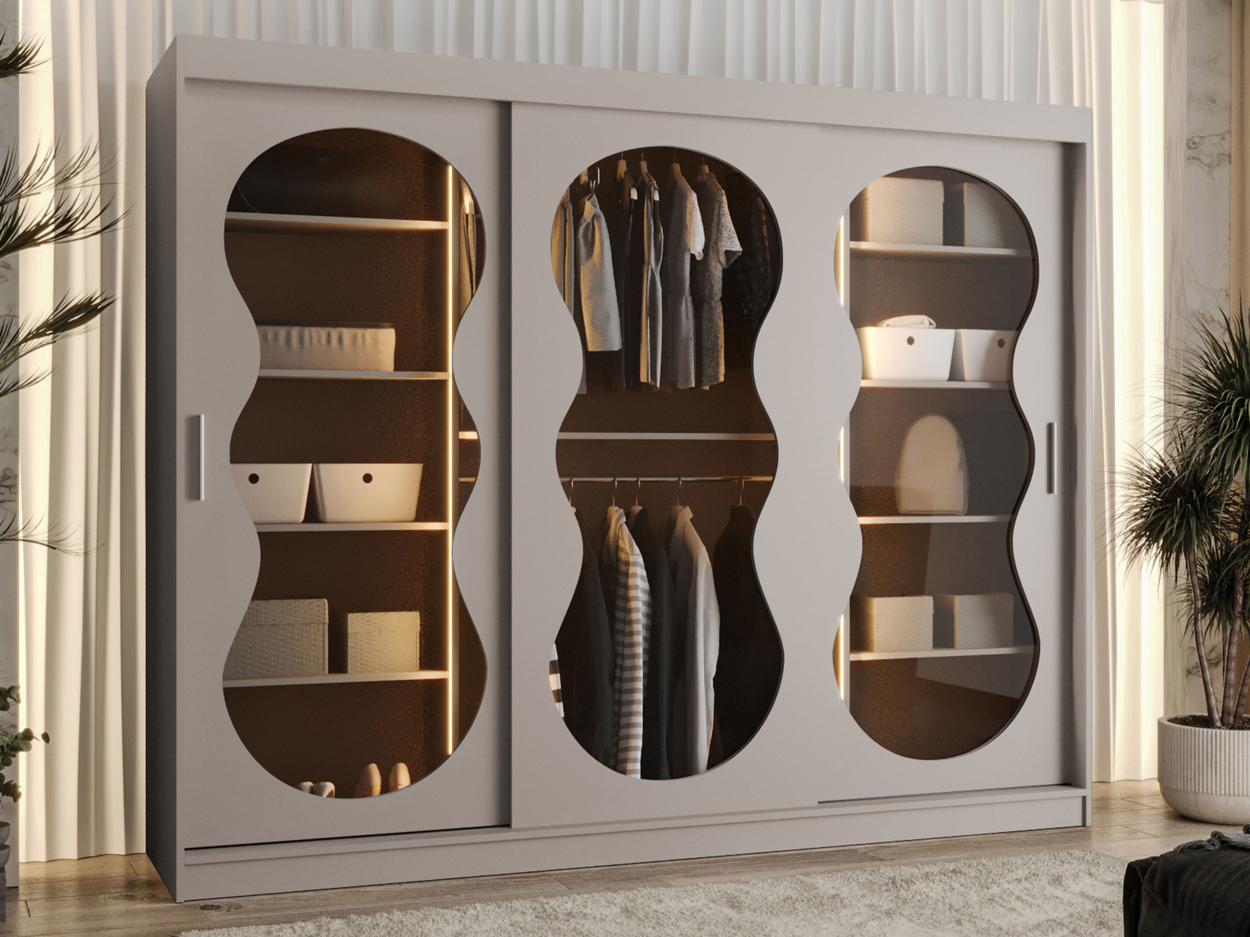 Kledingkast Hartford 534 (Kasjmier)