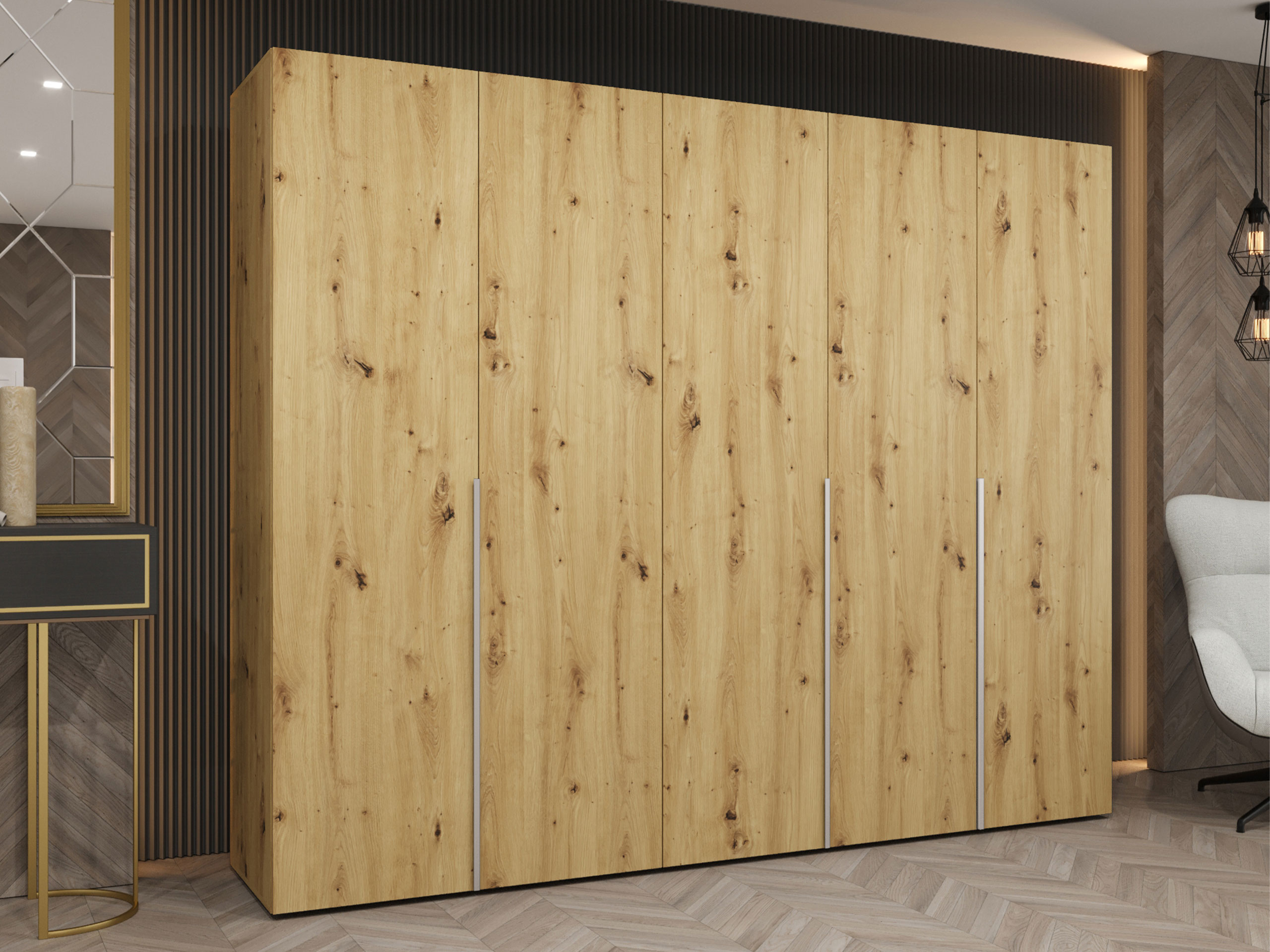 Kledingkast Hartford 538 (Artisan eiken)