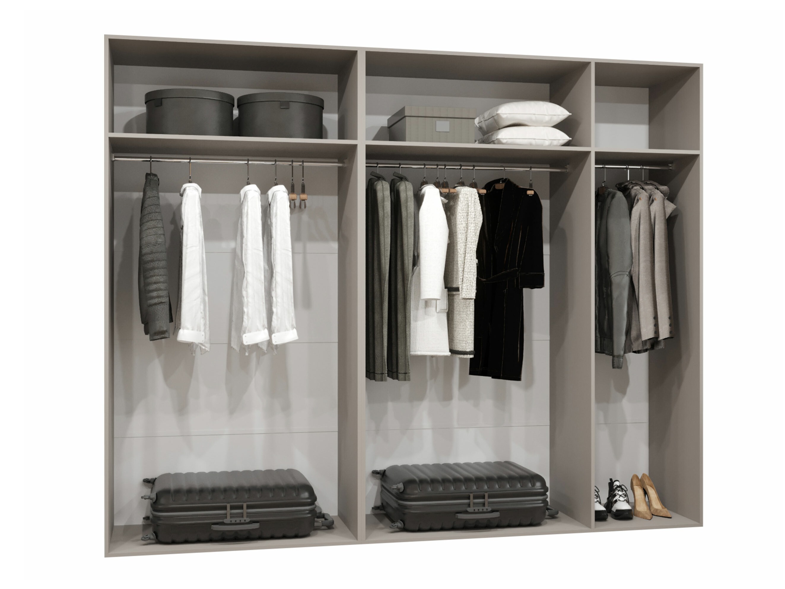 Kledingkast Hartford 538 (Artisan eiken)