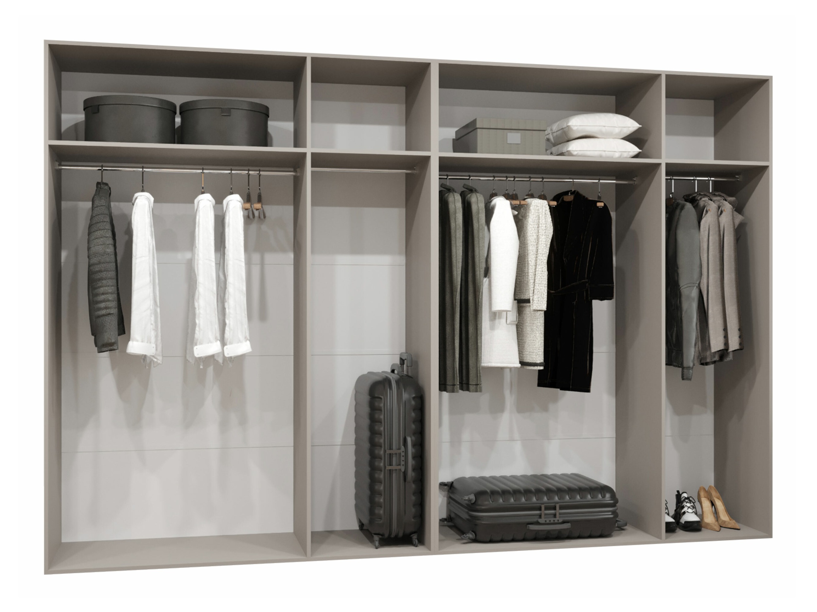 Kledingkast Hartford 539 (Artisan eiken)