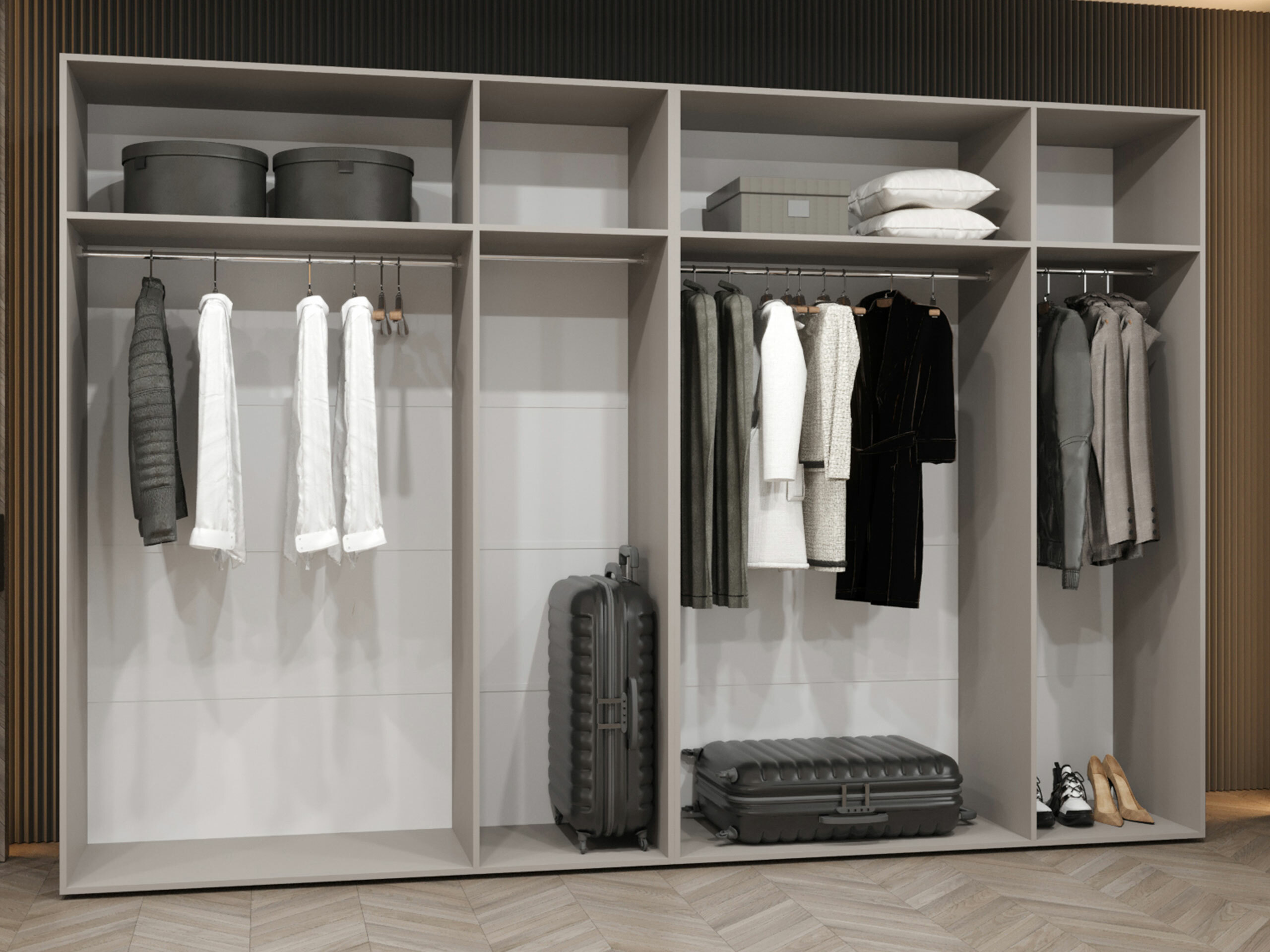 Kledingkast Hartford 539 (Artisan eiken)