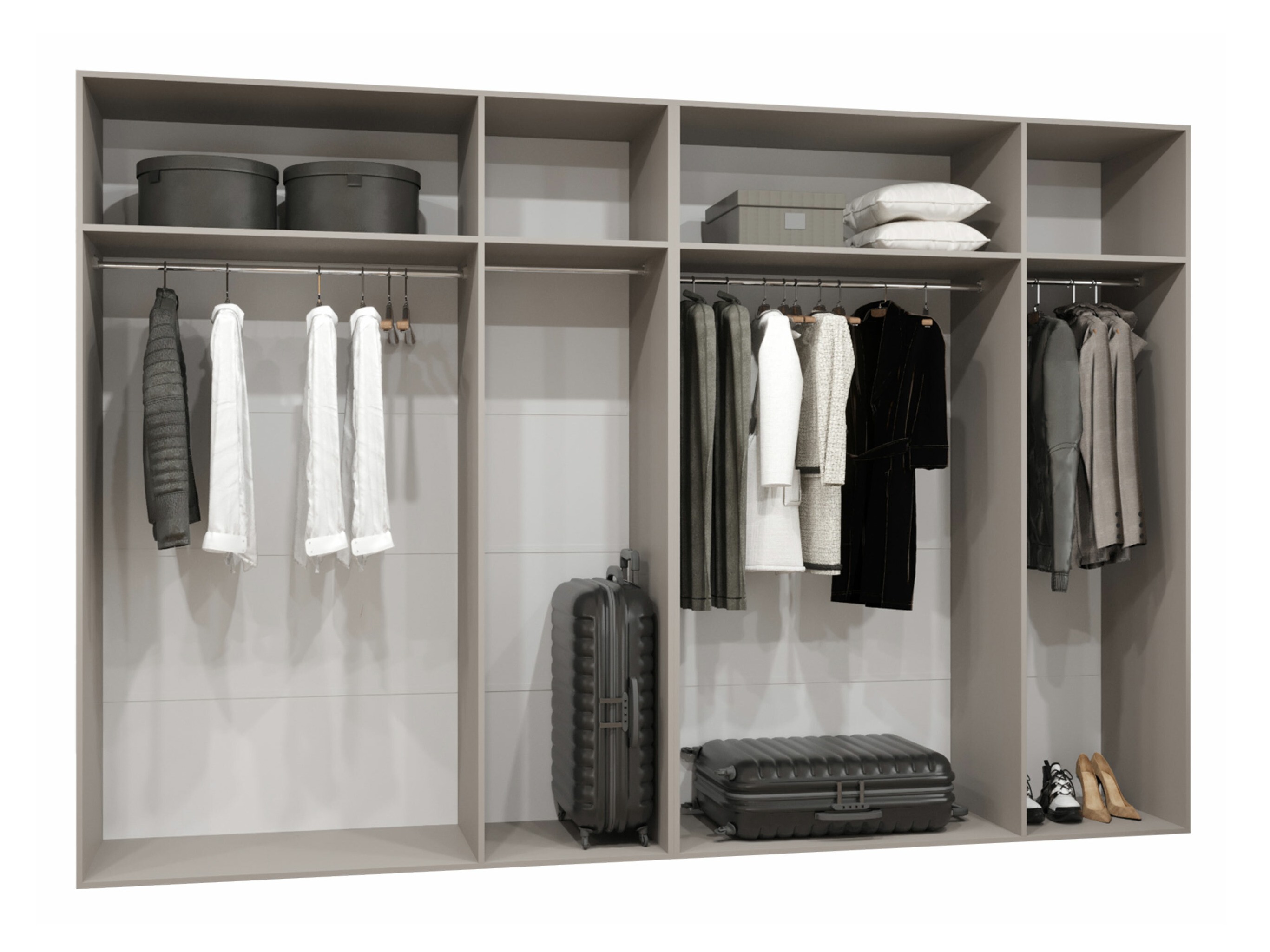 Kledingkast Hartford 539 (Artisan eiken)