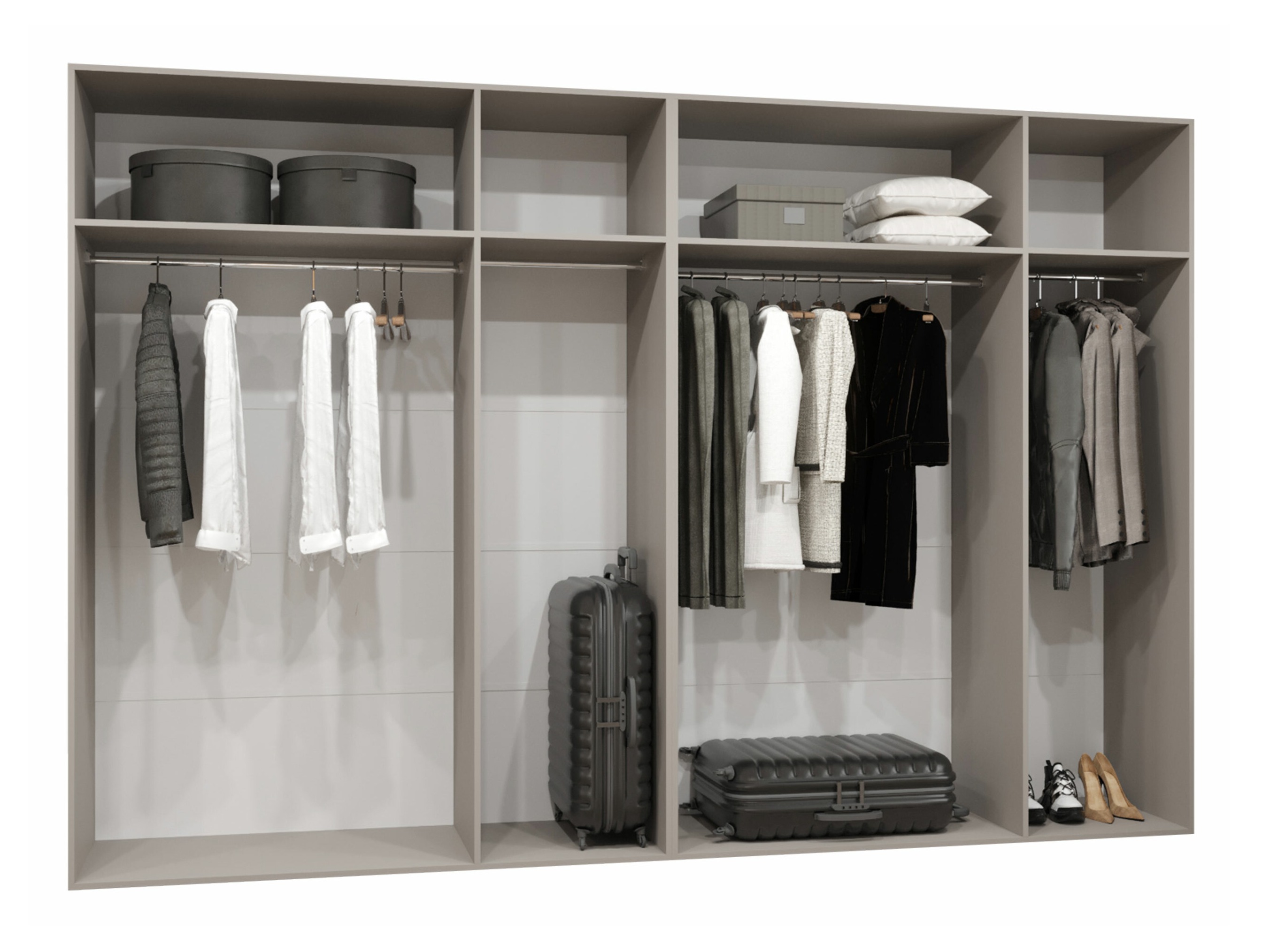 Kledingkast Hartford 539 (Kasjmier)