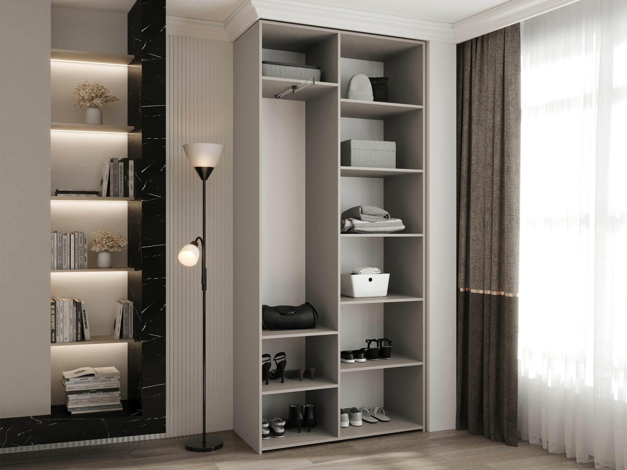 Kledingkast Hartford 540 (Wit)