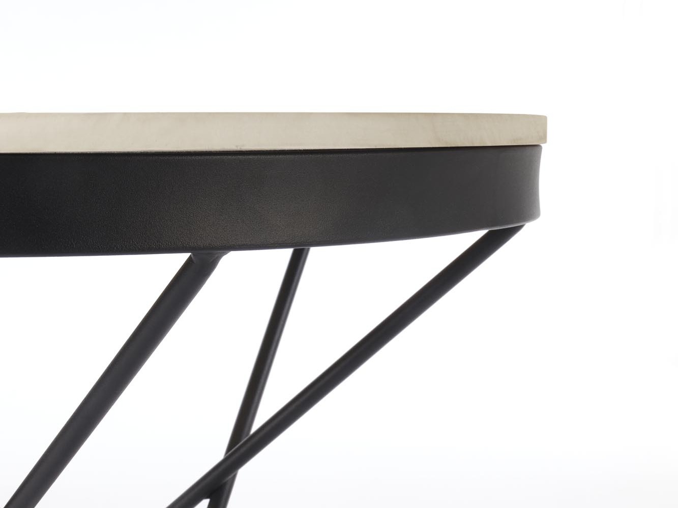 Salontafel Houston 2063 (Wit marmer + Zwart)