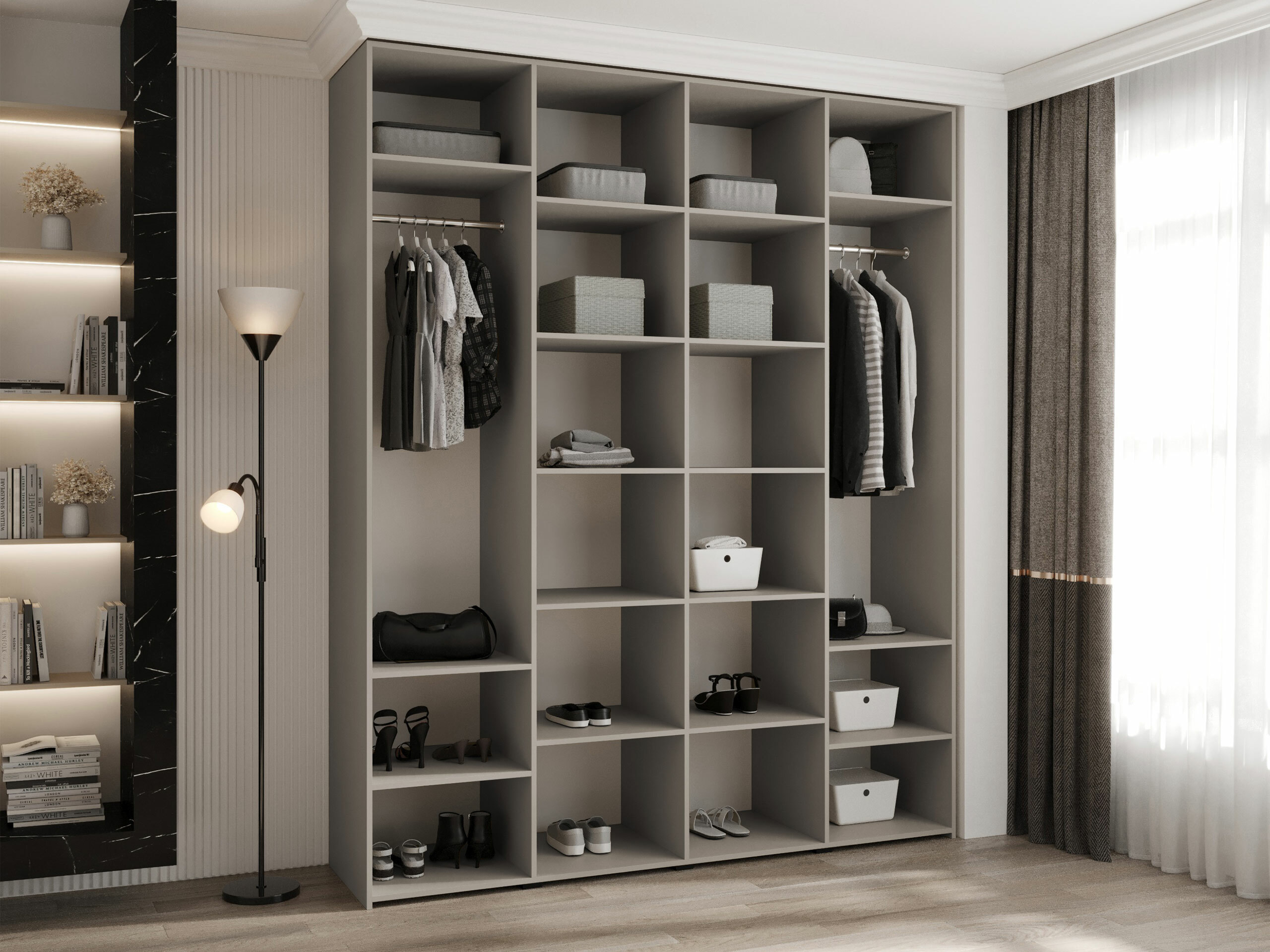 Kledingkast Hartford 554 (Kasjmier)