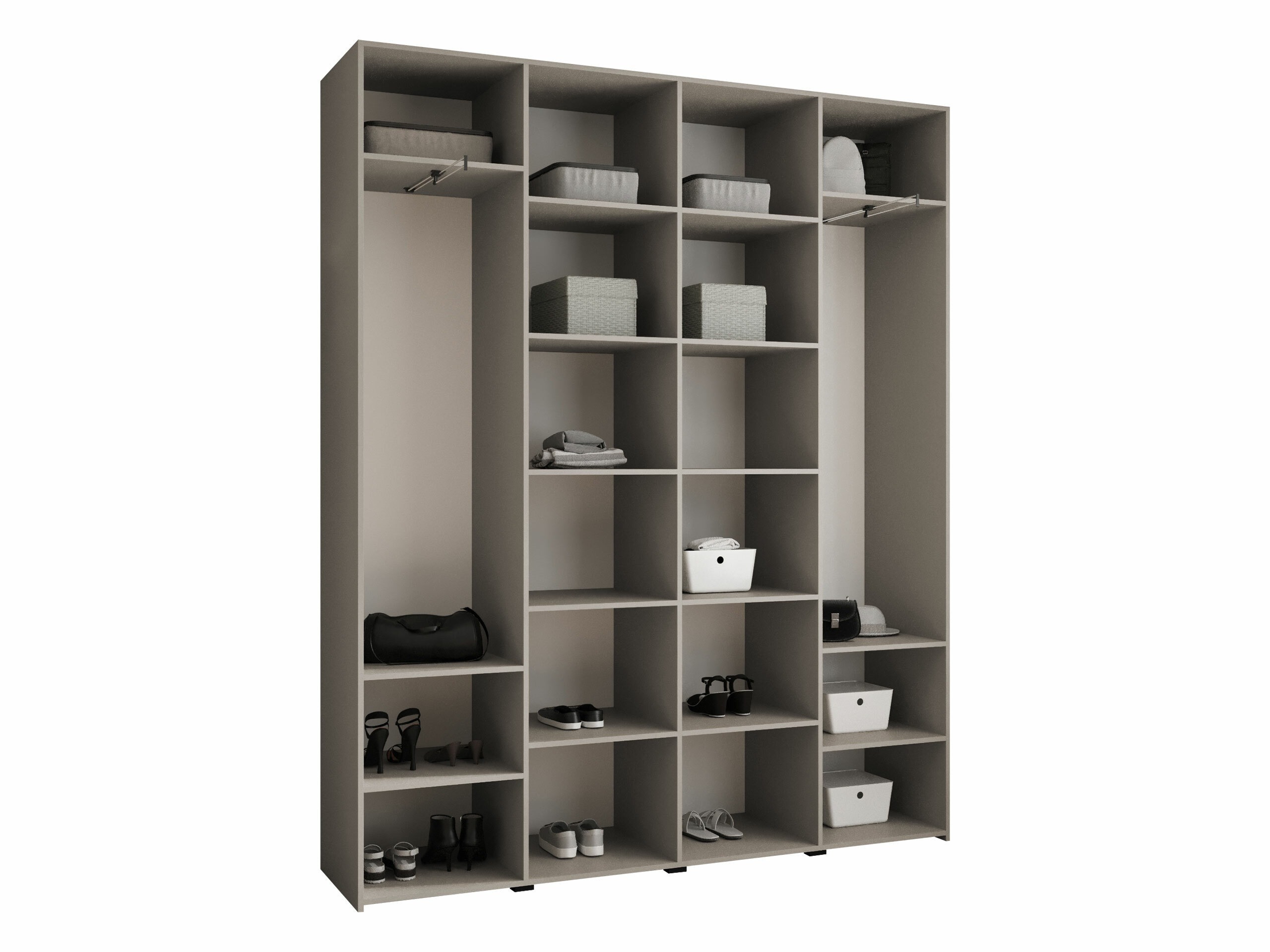 Kledingkast Hartford 554 (Wit)