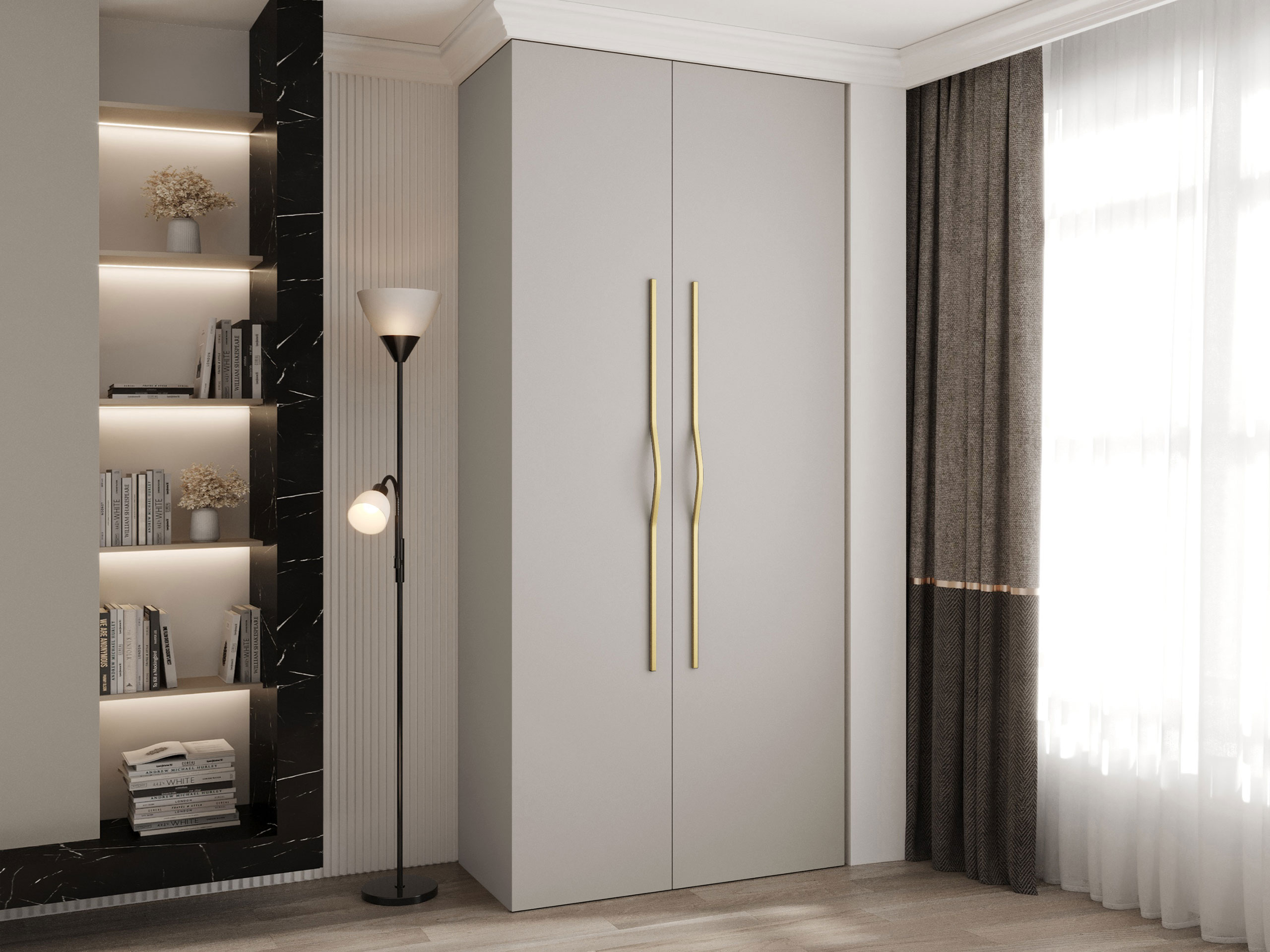 Kledingkast Hartford 562 (Kasjmier)