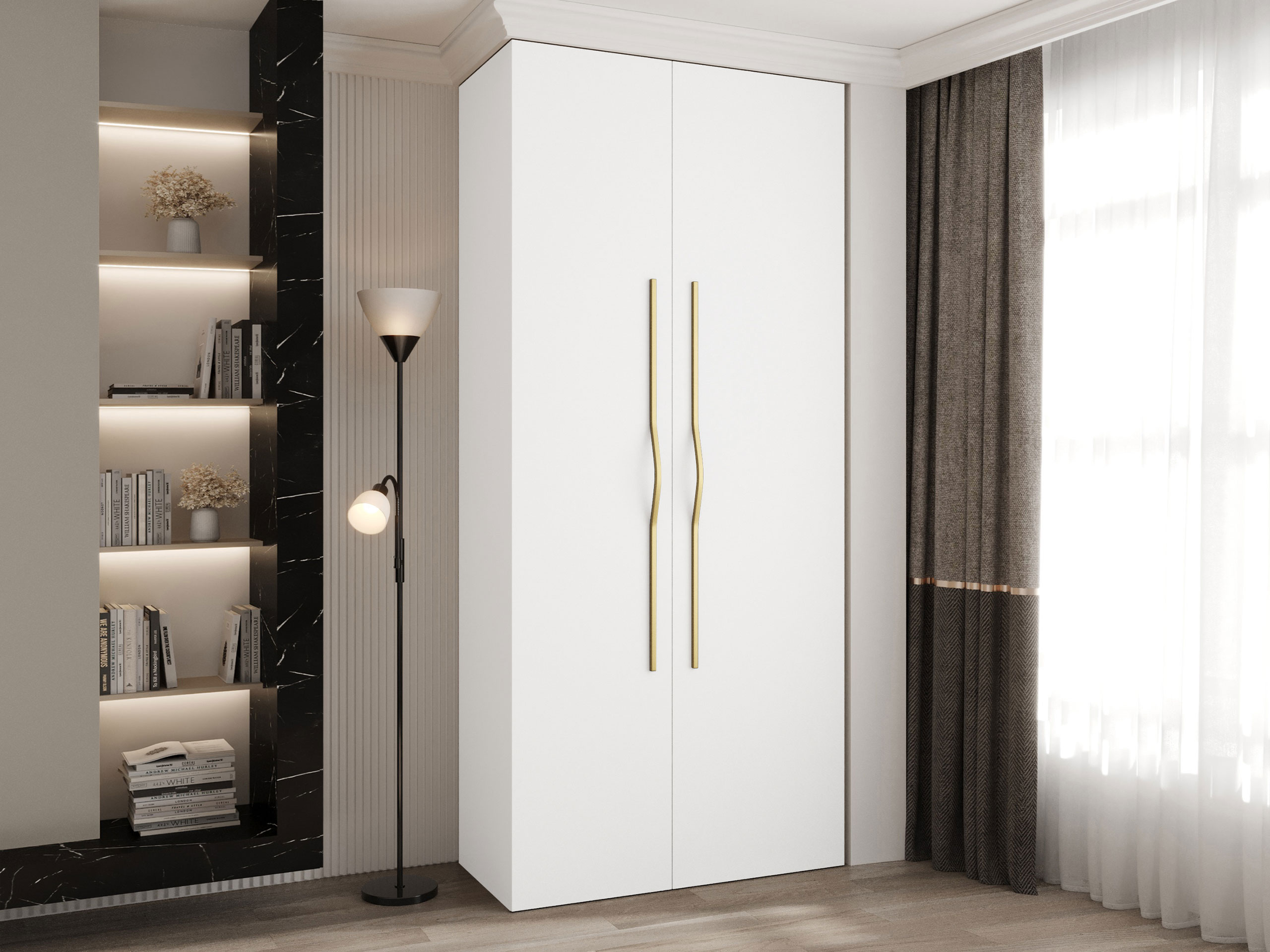 Kledingkast Hartford 562 (Wit)