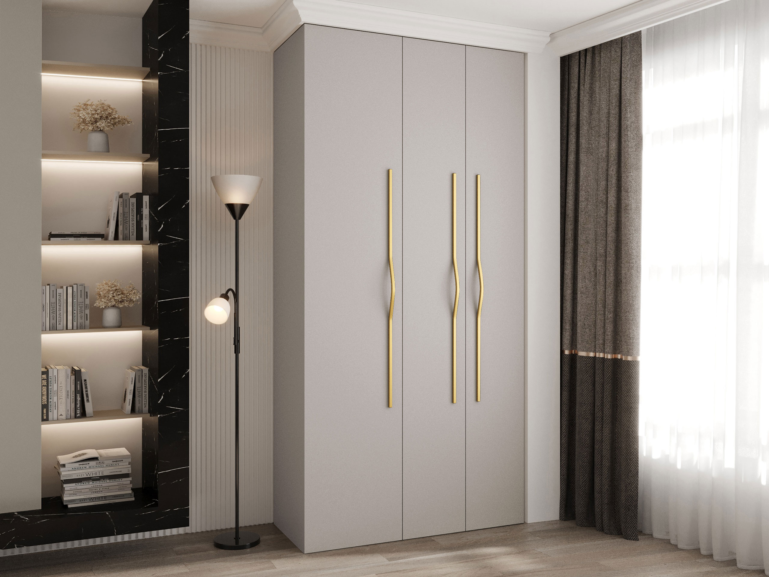 Kledingkast Hartford 563 (Kasjmier)