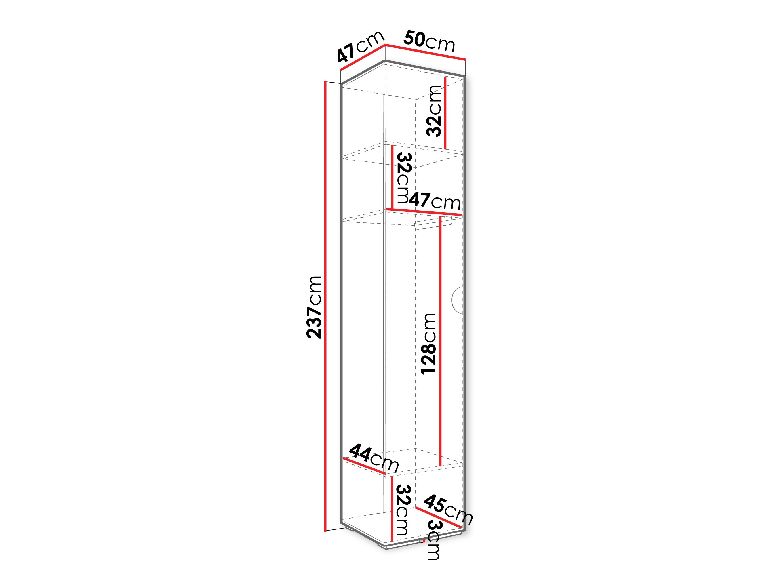Kledingkast Hartford 567 (Kasjmier)