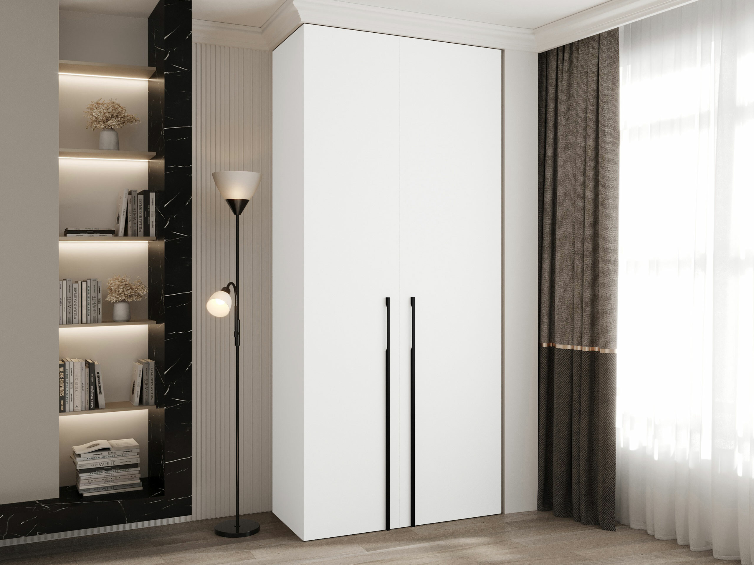 Kledingkast Hartford 569 (Wit)