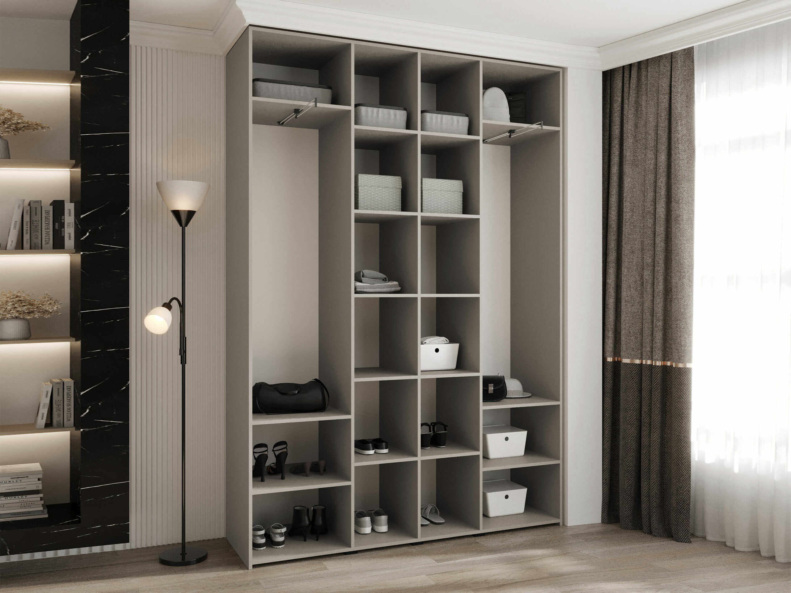 Kledingkast Hartford 570 (Kasjmier)