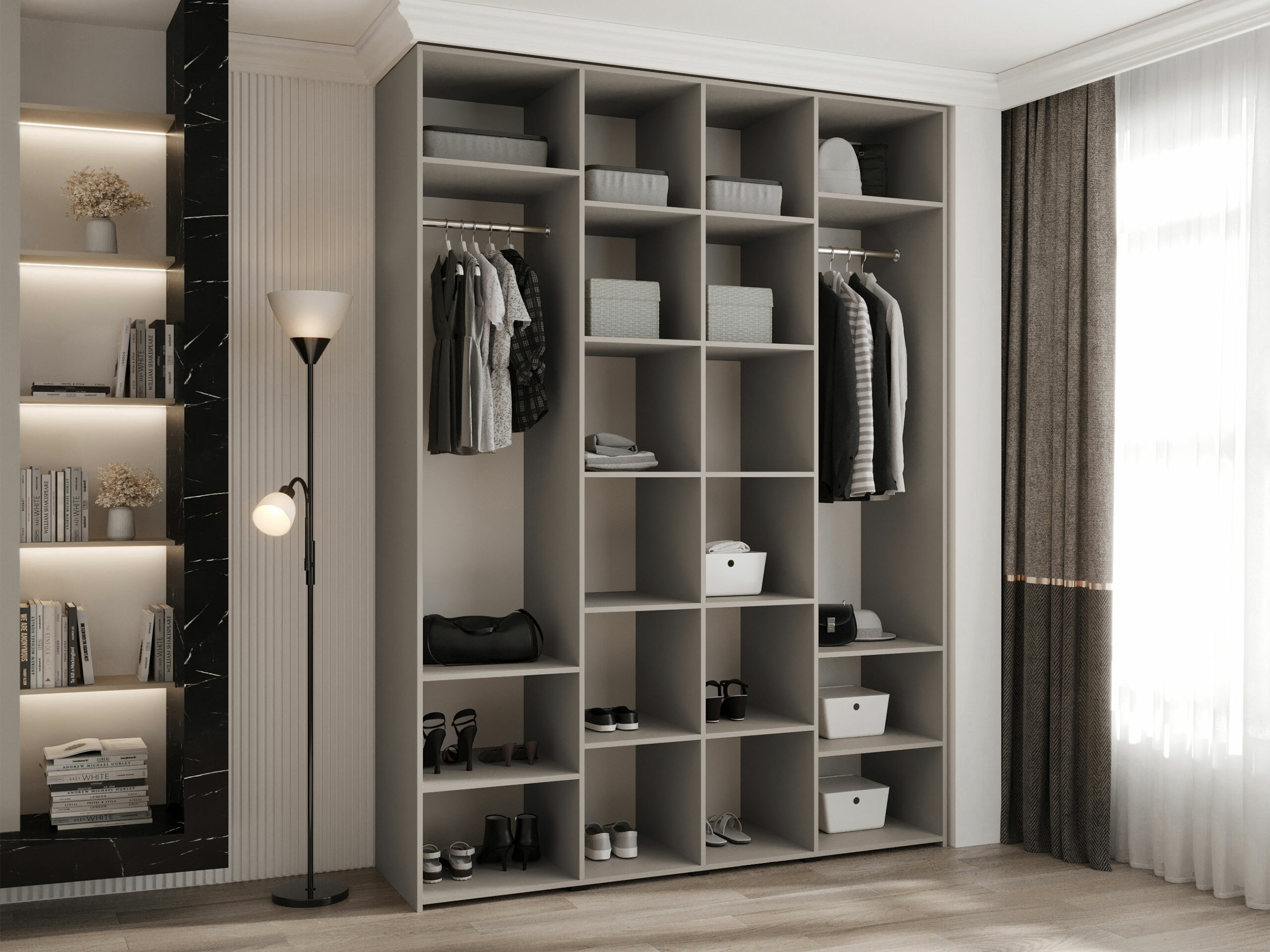 Kledingkast Hartford 570 (Wit)