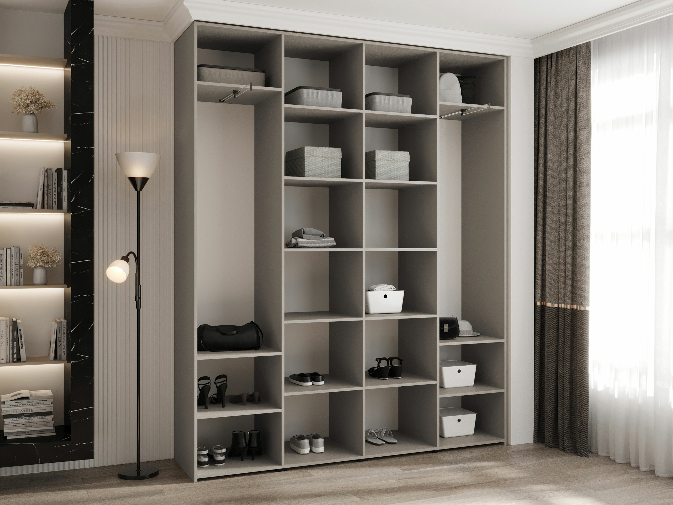 Kledingkast Hartford 570 (Wit)