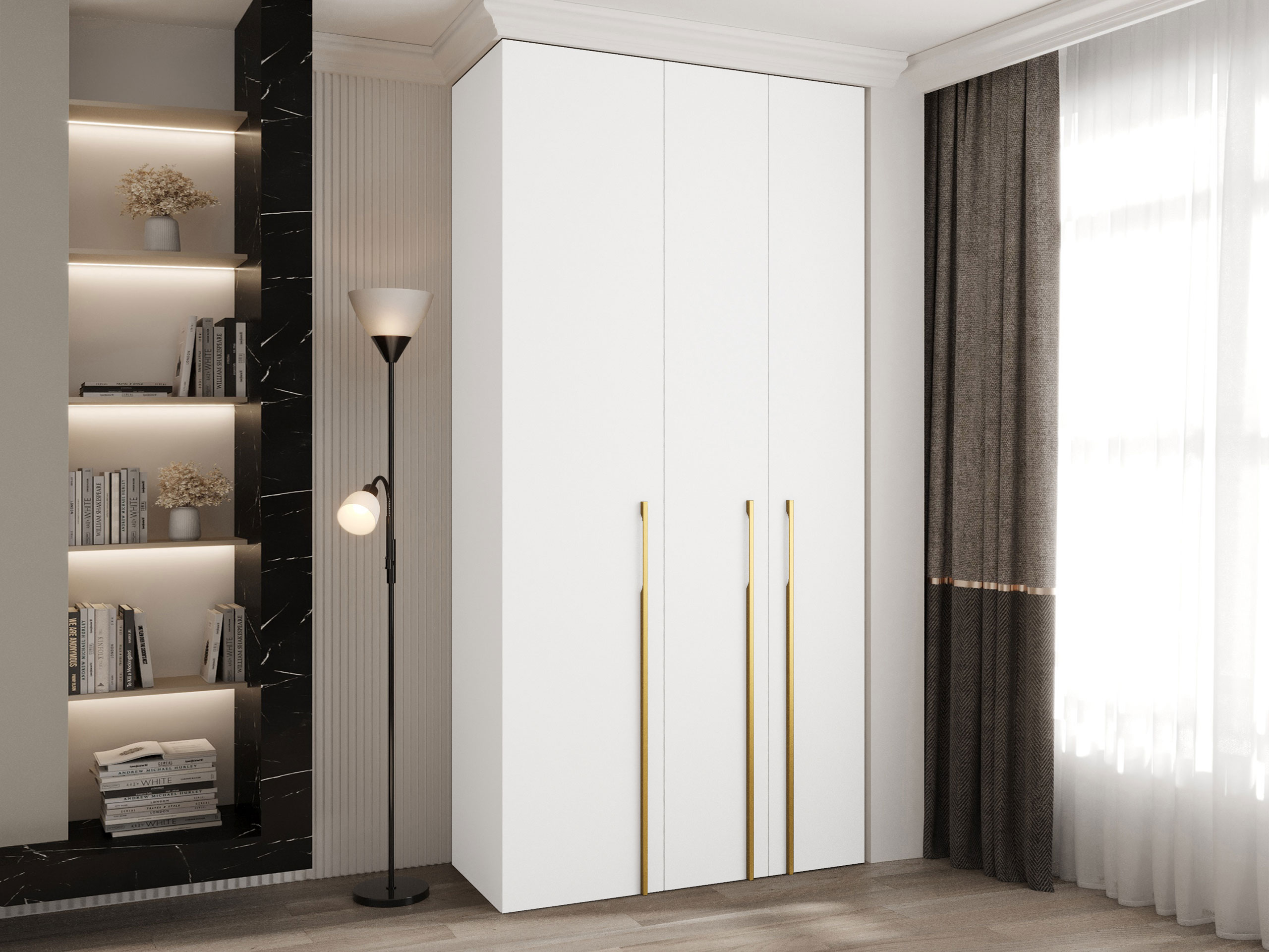 Kledingkast Hartford 571 (Wit)