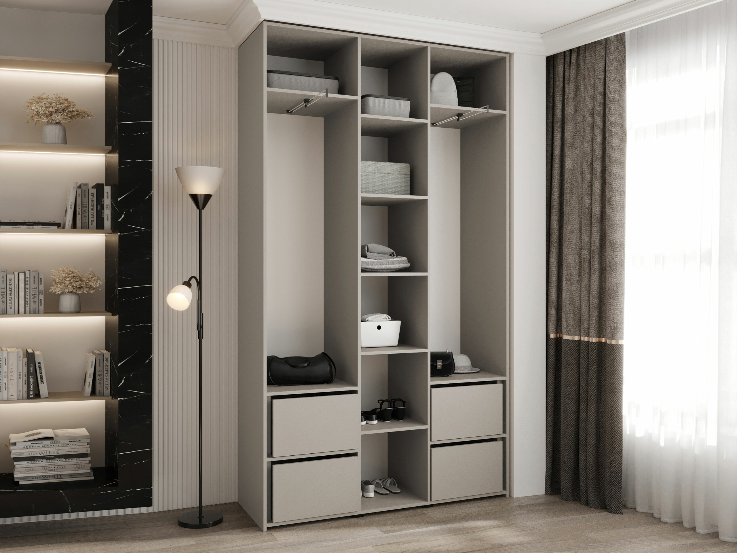 Kledingkast Hartford 571 (Kasjmier)