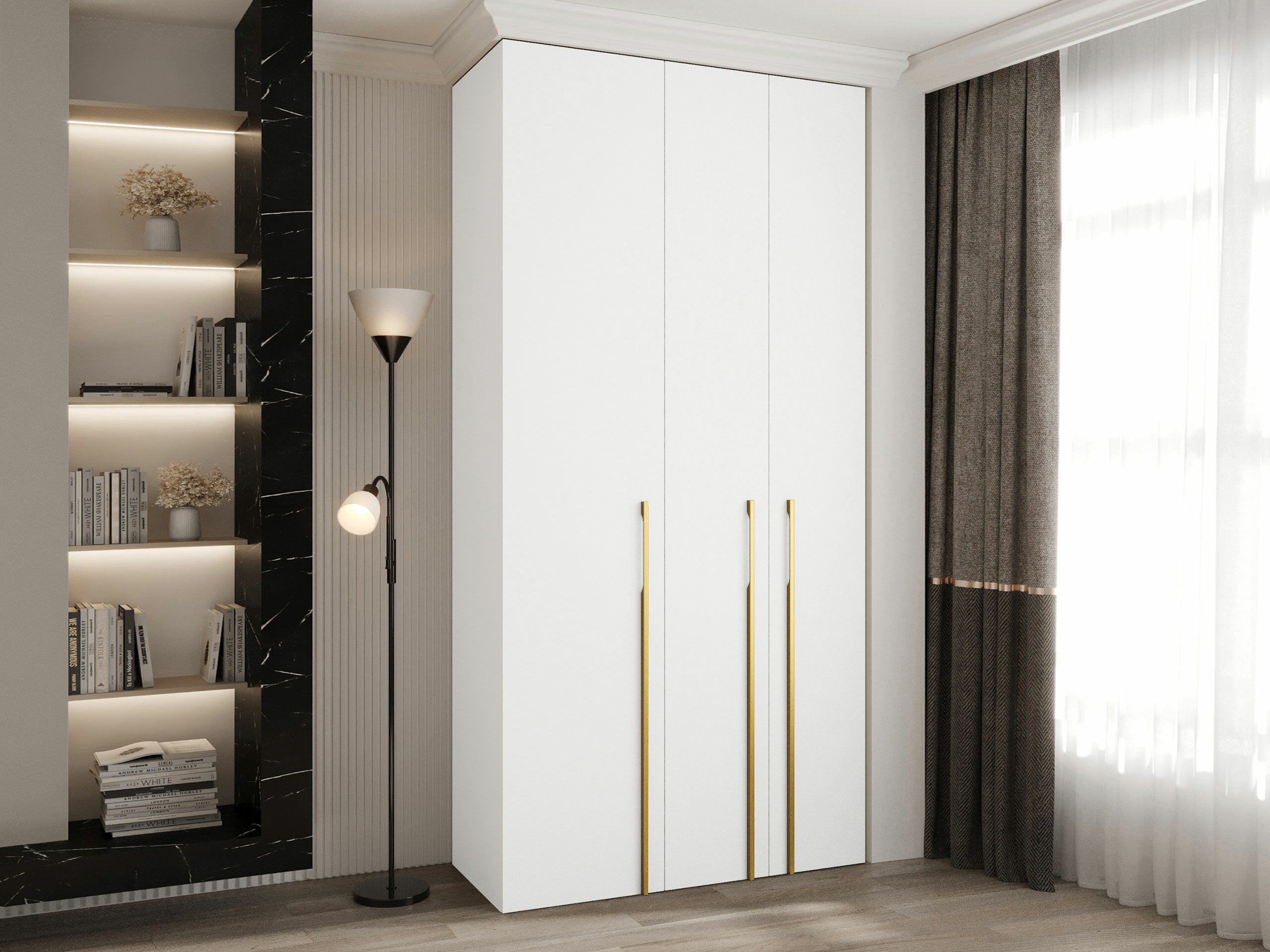 Kledingkast Hartford 571 (Wit)