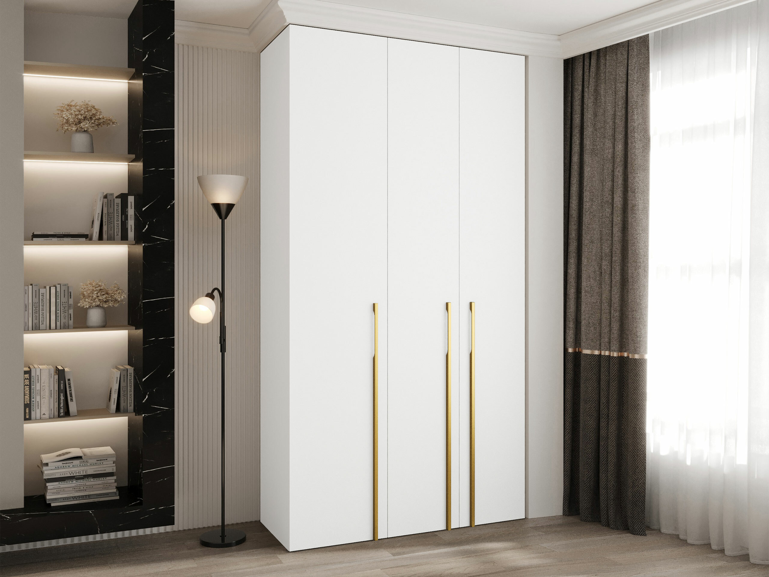 Kledingkast Hartford 571 (Wit)