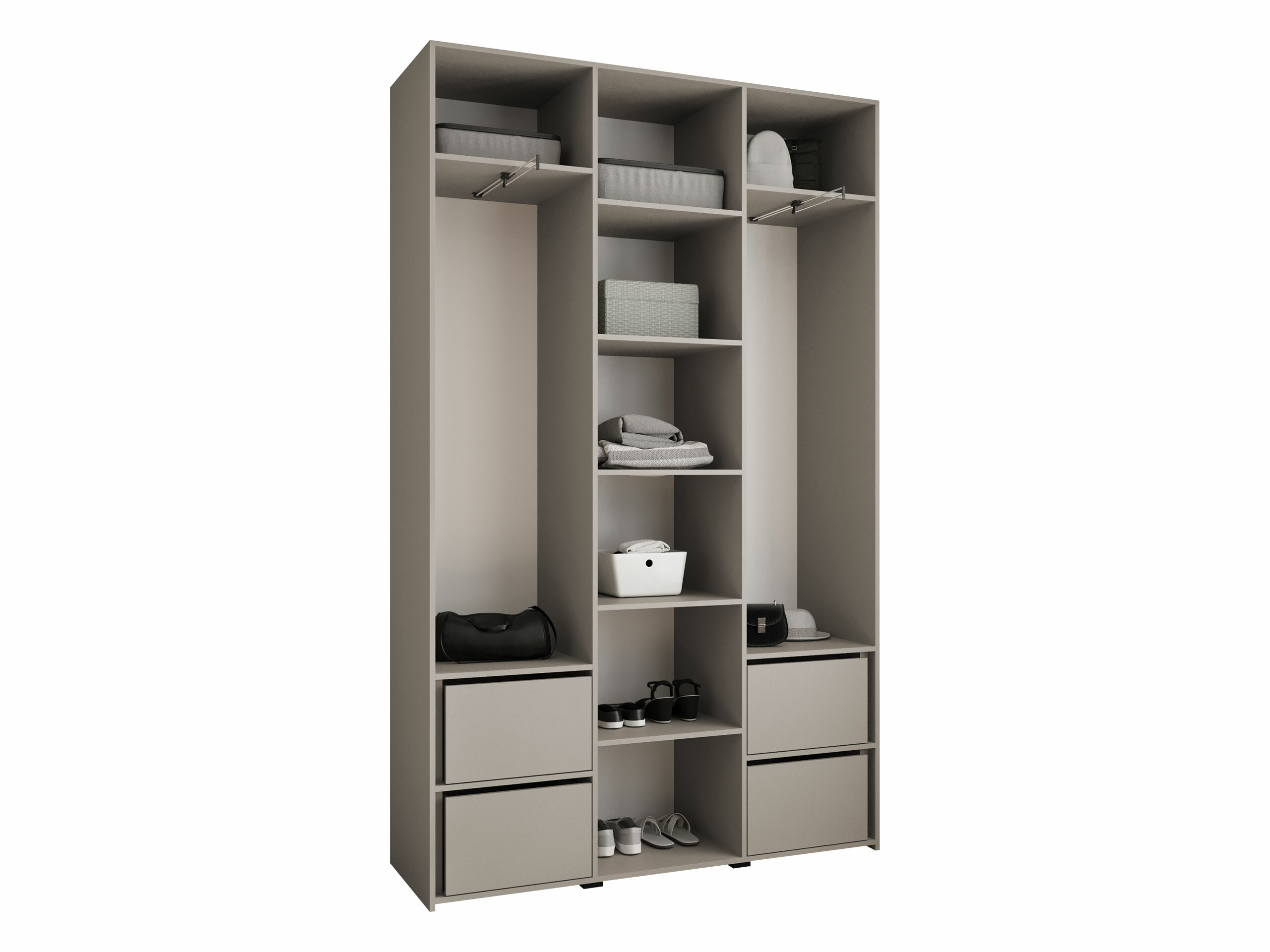 Kledingkast Hartford 571 (Wit)