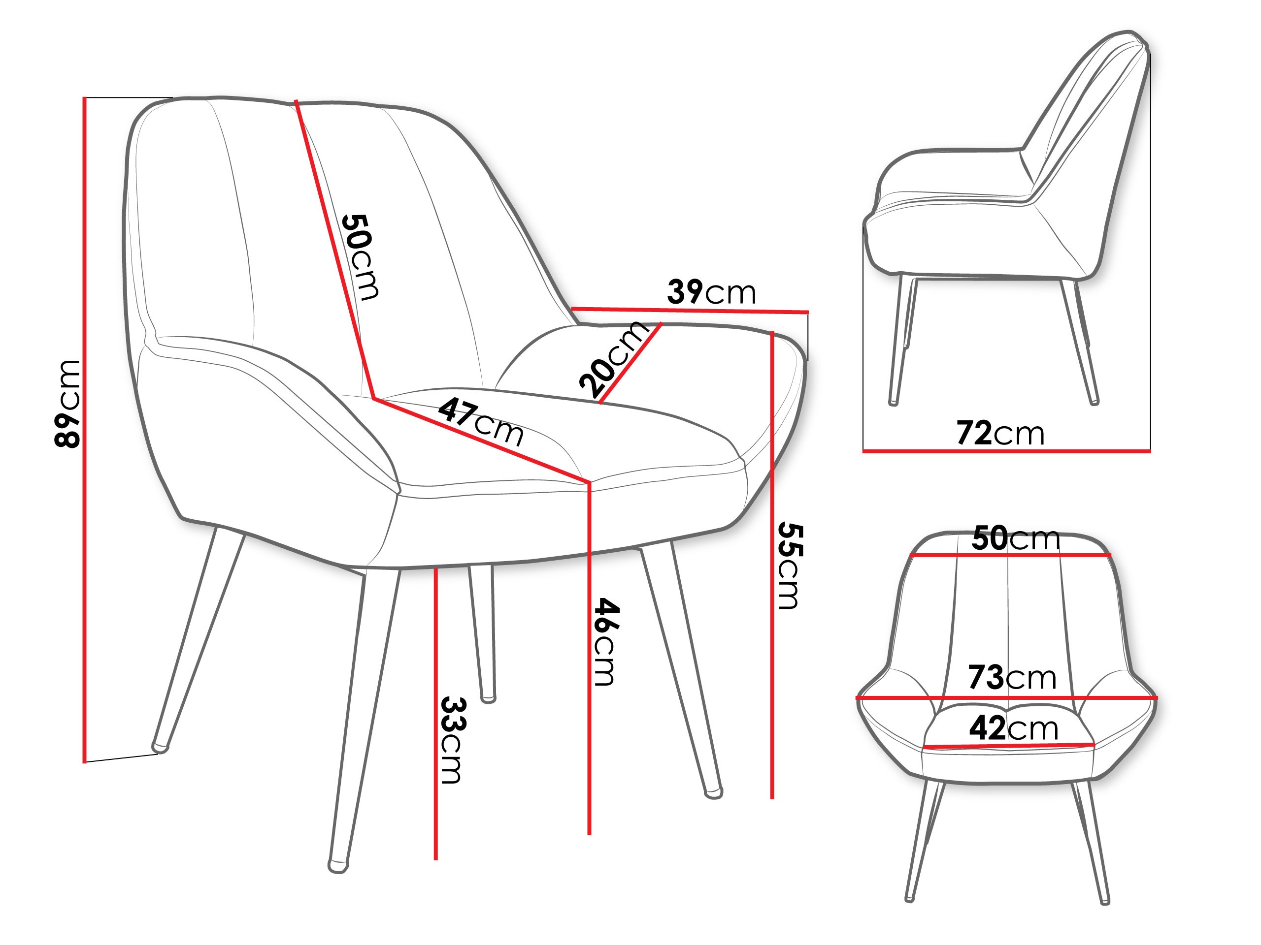 Fauteuil Comfivo Origo (Aragon 03)
