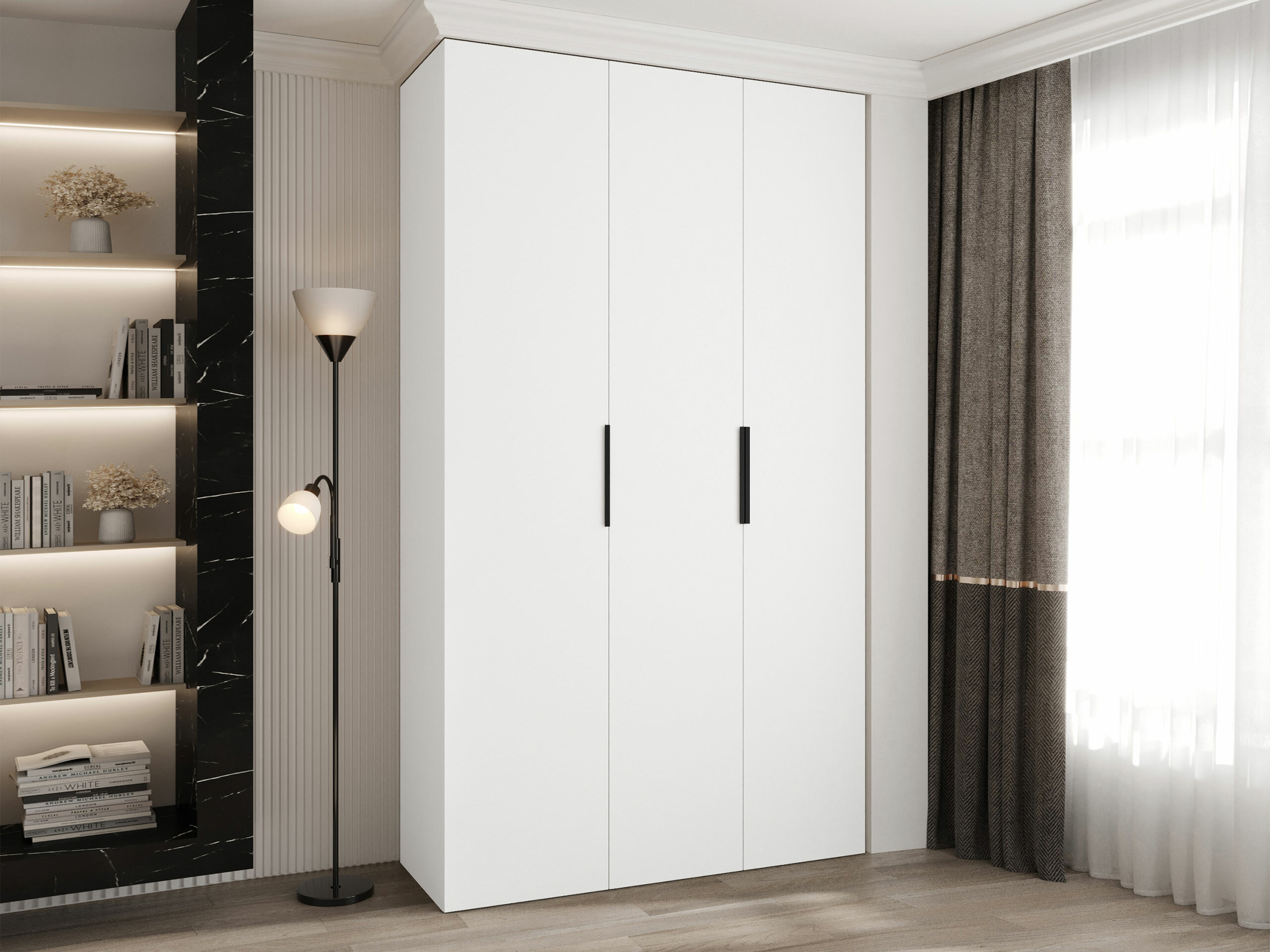 Kledingkast Hartford 573 (Wit)