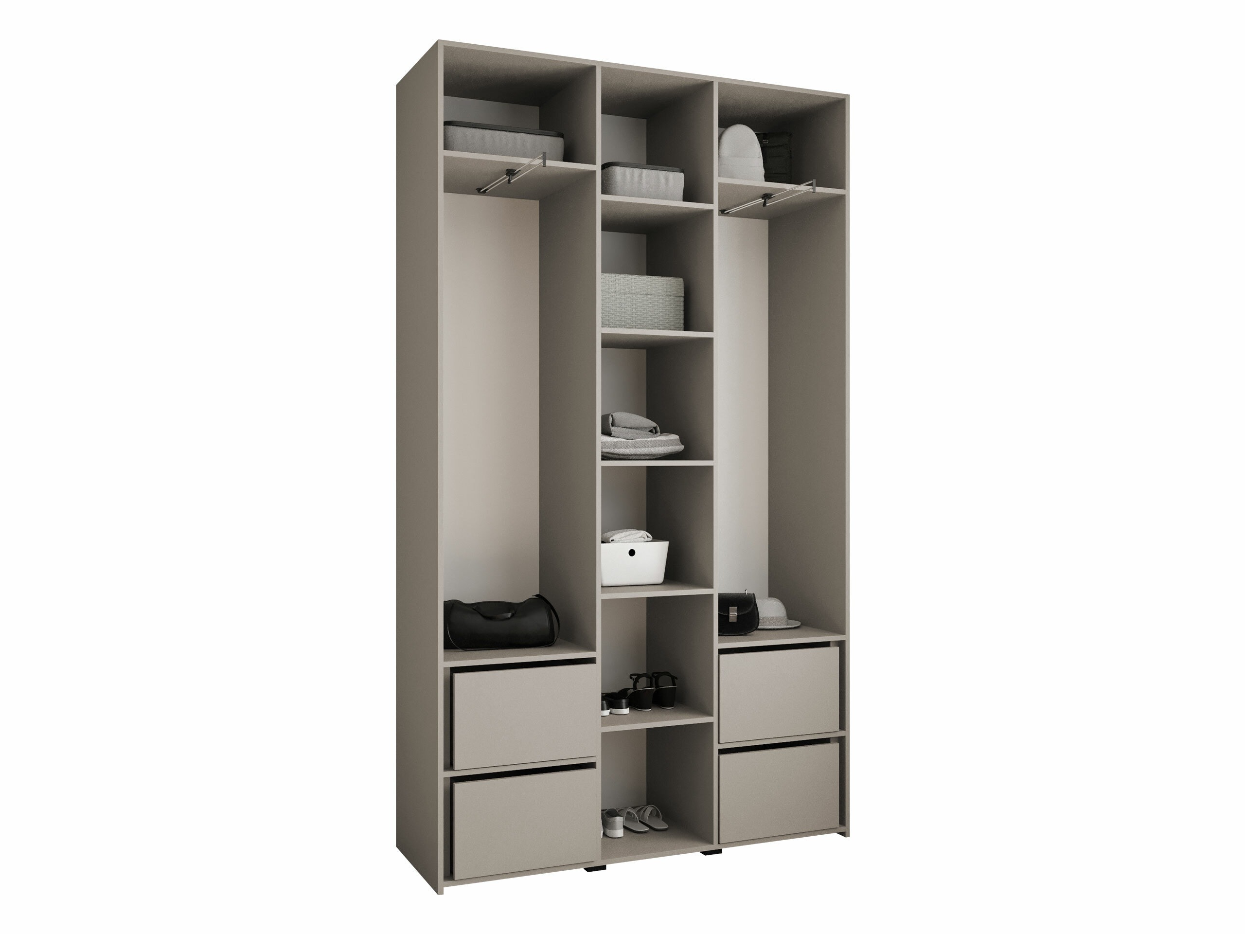 Kledingkast Hartford 573 (Wit)