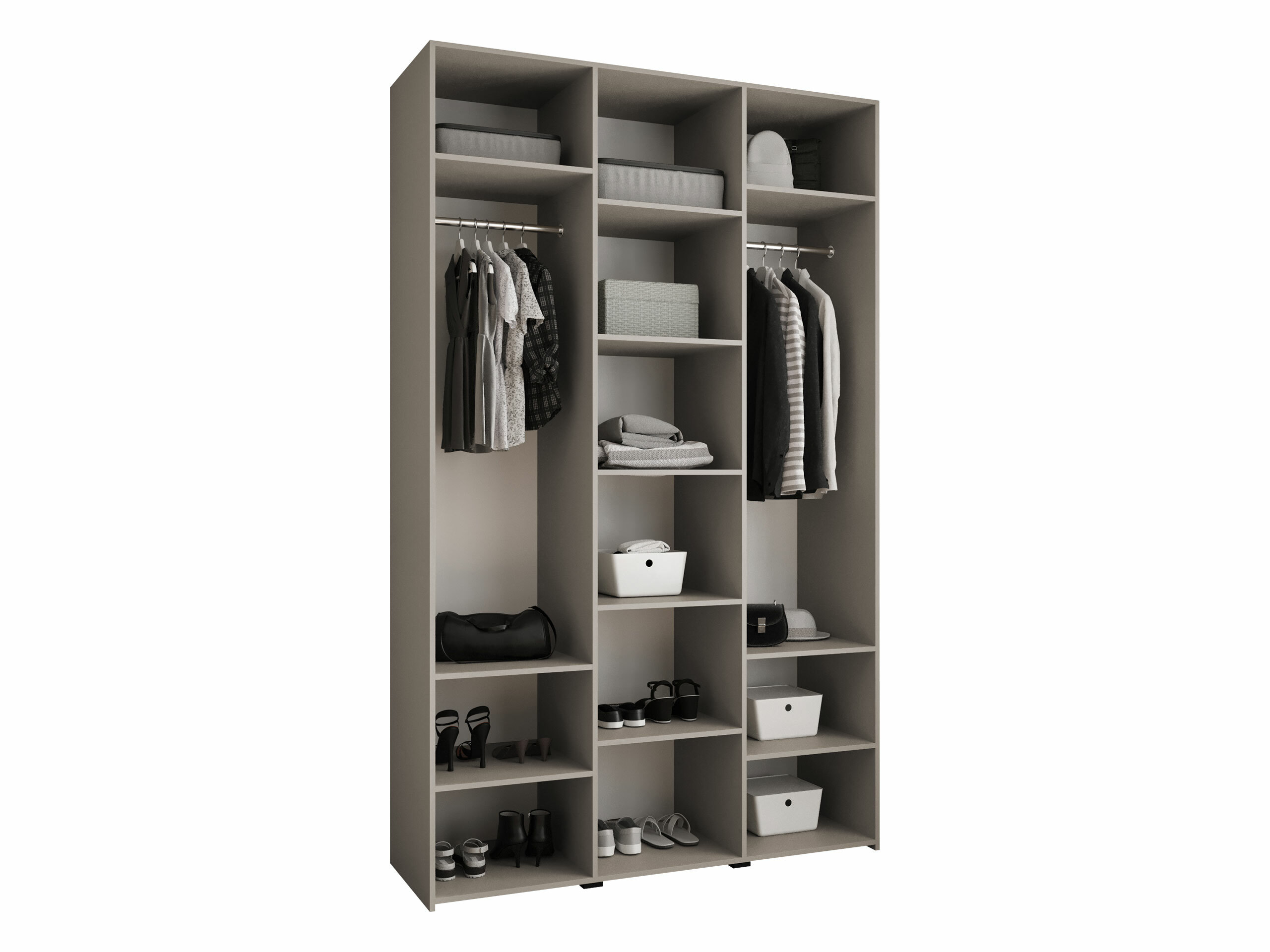 Kledingkast Hartford 573 (Wit)