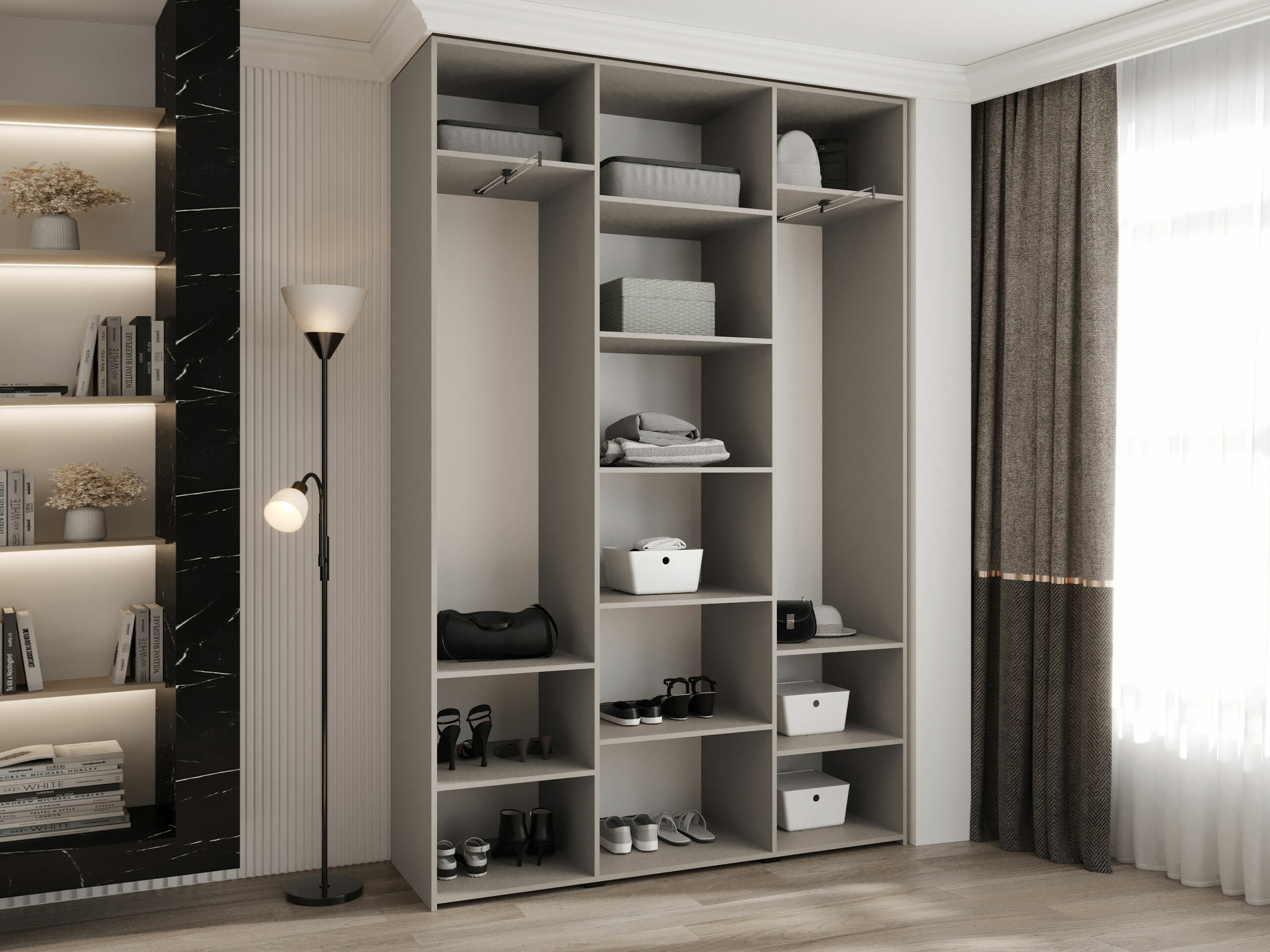 Kledingkast Hartford 573 (Wit)