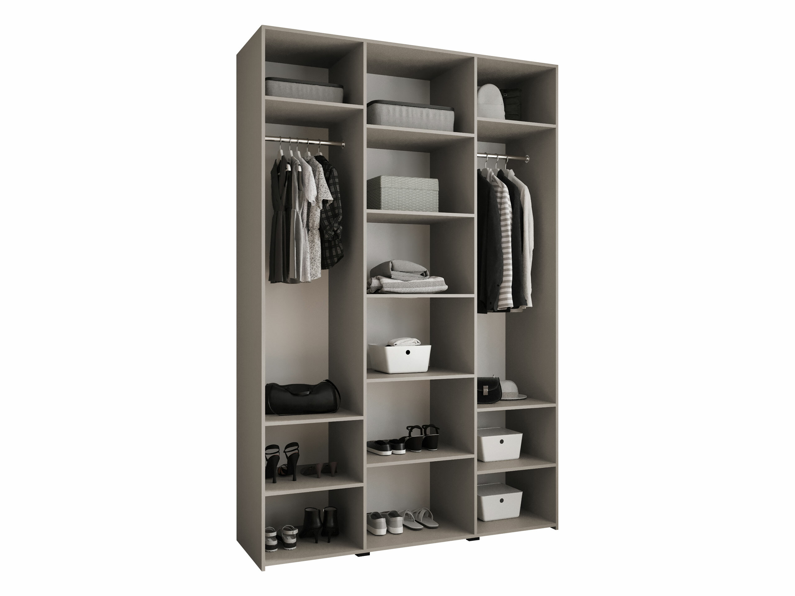 Kledingkast Hartford 573 (Wit)