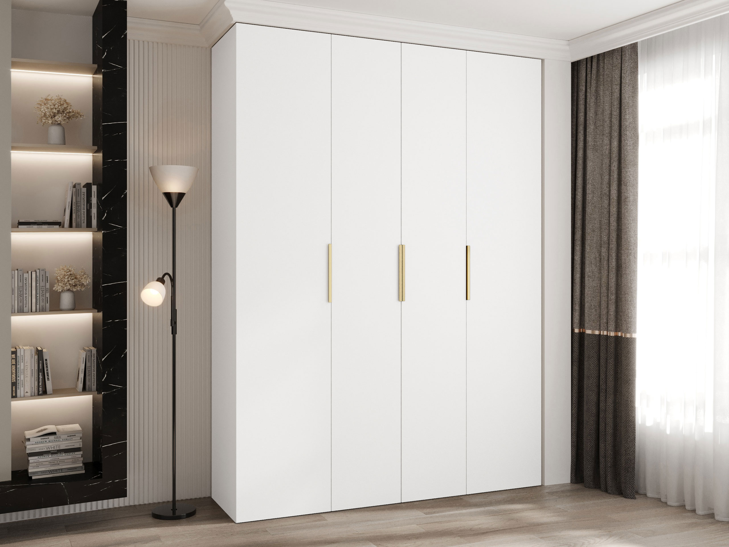 Kledingkast Hartford 574 (Wit)