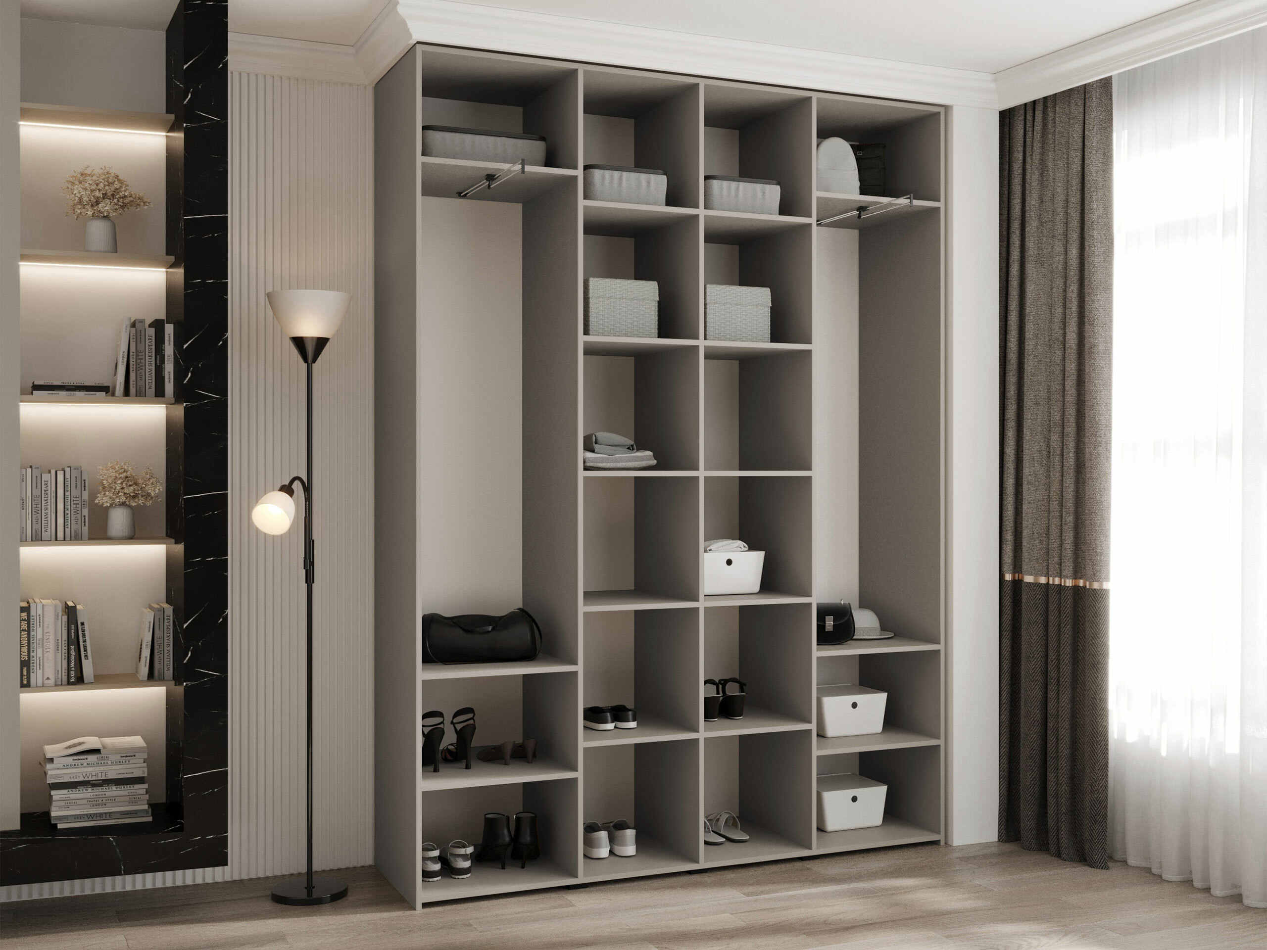 Kledingkast Hartford 574 (Wit)