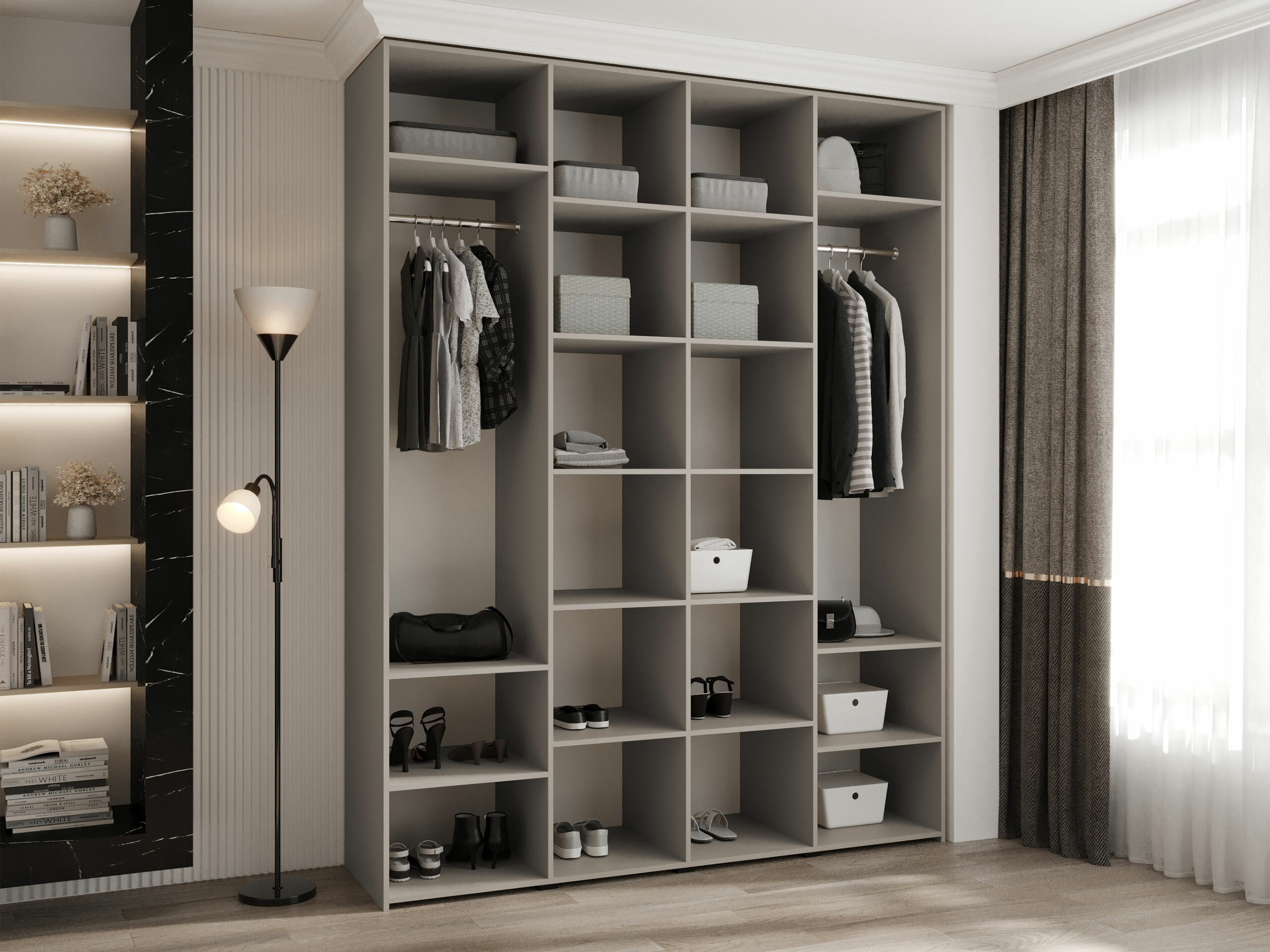 Kledingkast Hartford 574 (Wit)