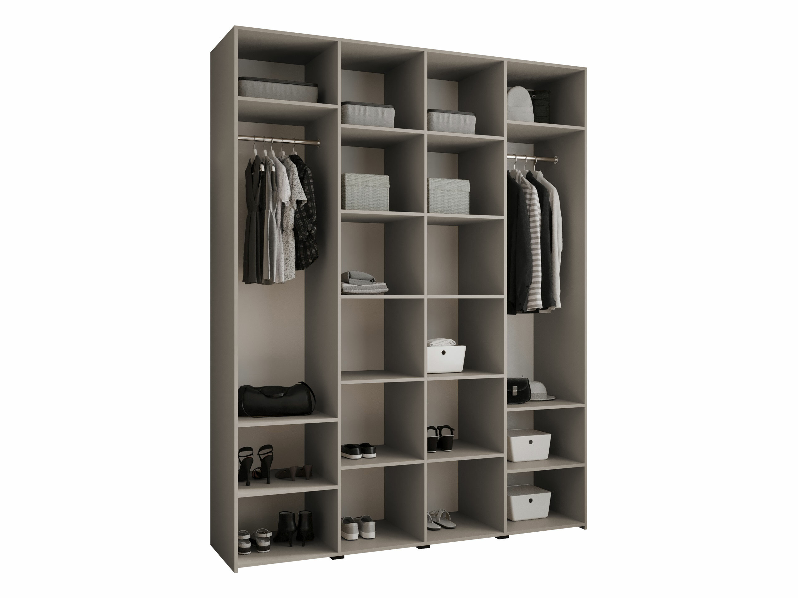 Kledingkast Hartford 574 (Wit)