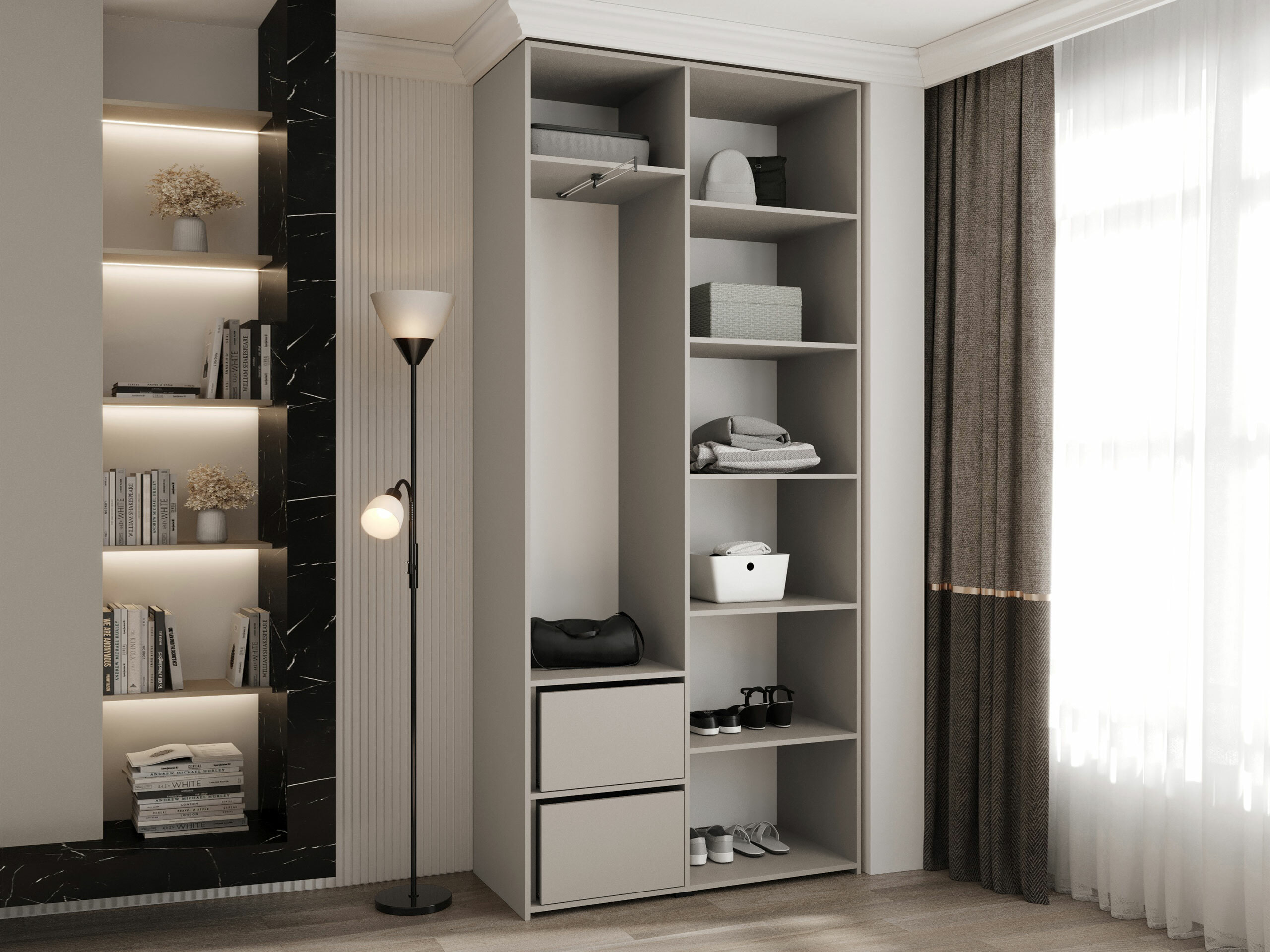 Kledingkast Hartford 540 (Wit)