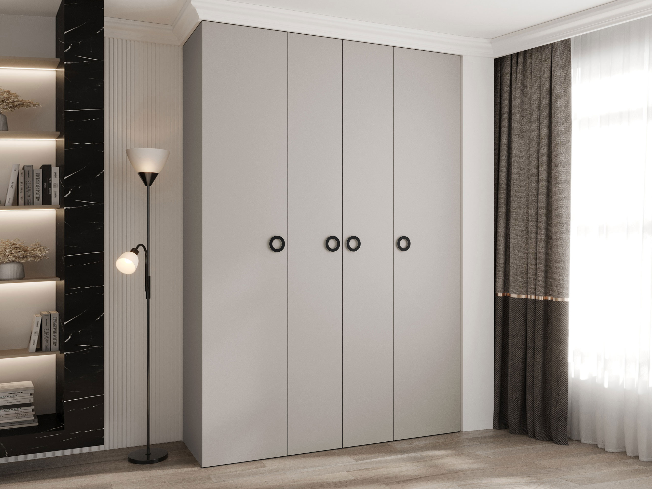 Kledingkast Hartford 554 (Kasjmier)