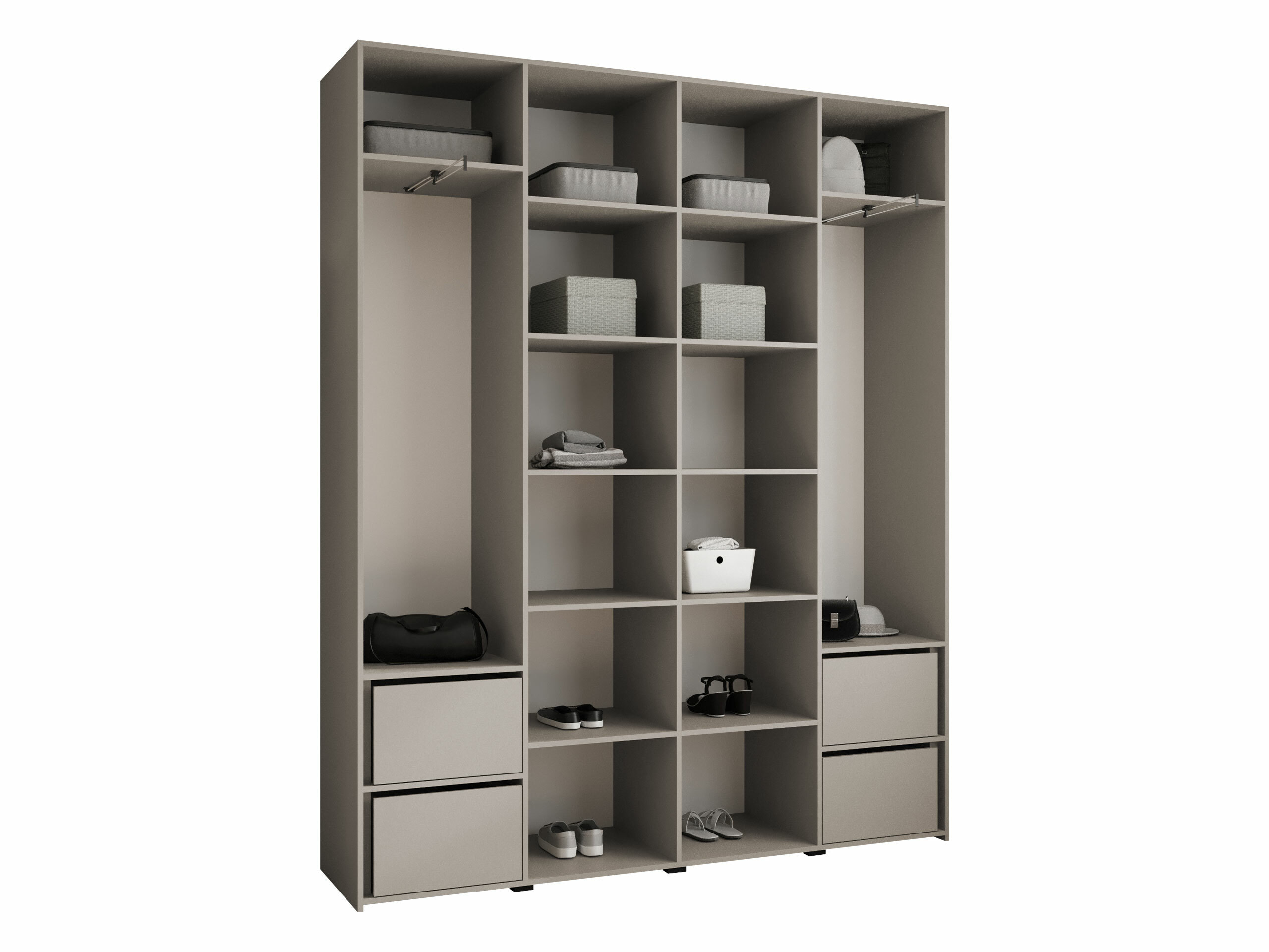 Kledingkast Hartford 574 (Wit)